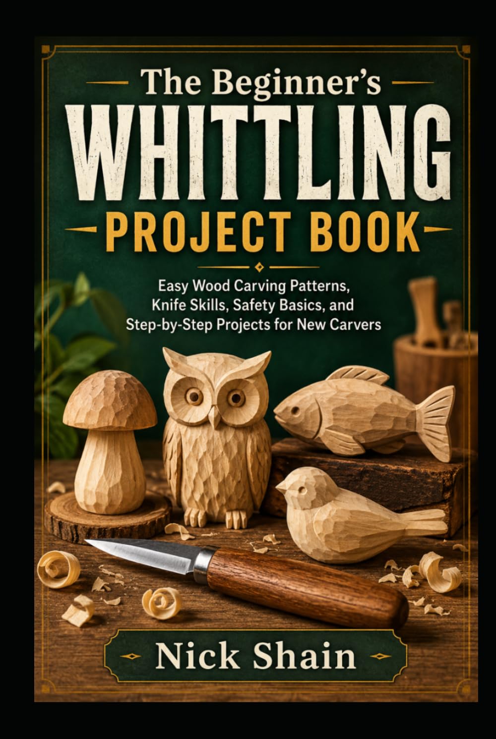 capítulo por capítulo baixar The Beginner’s Whittling Project Book: Easy Wood Carving Patterns, Knife Skills, Safety Basics, and Step-by-Step Projects for New Carvers