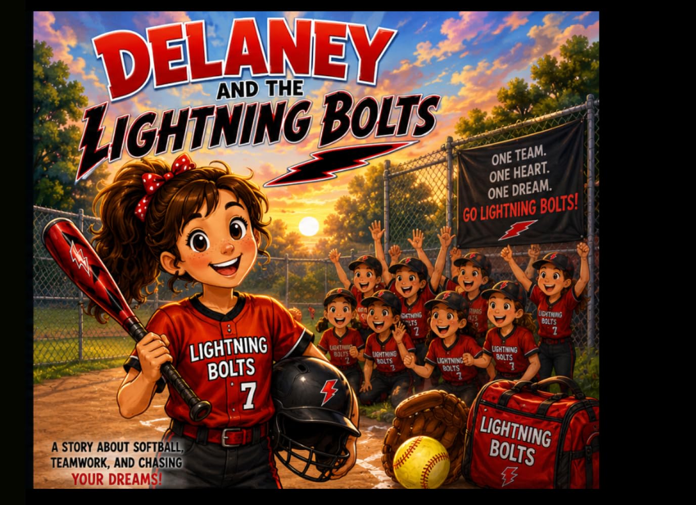 Delaney and The Lightning Bolts: A story about softball, teamwork, friendship, and being your best baixar o livro de graça