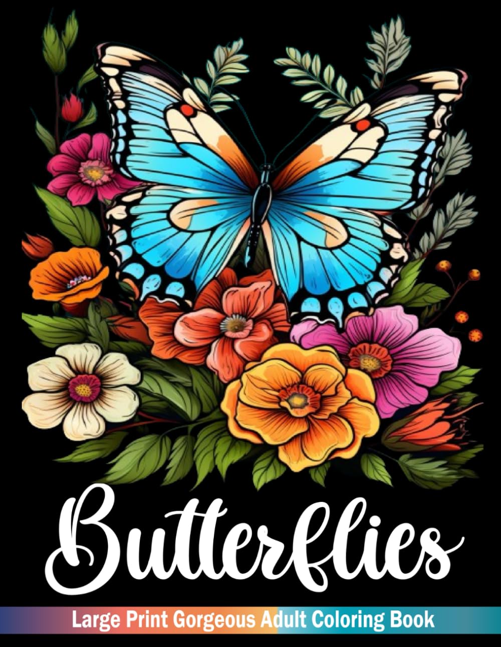 capítulo por capítulo baixar Large Print Gorgeous Butterflies Coloring Book For Adults: Butterflies and Flowers Coloring Book Easy Coloring Pages Large Print Gorgeous Beautiful Butterflies and Flowers.