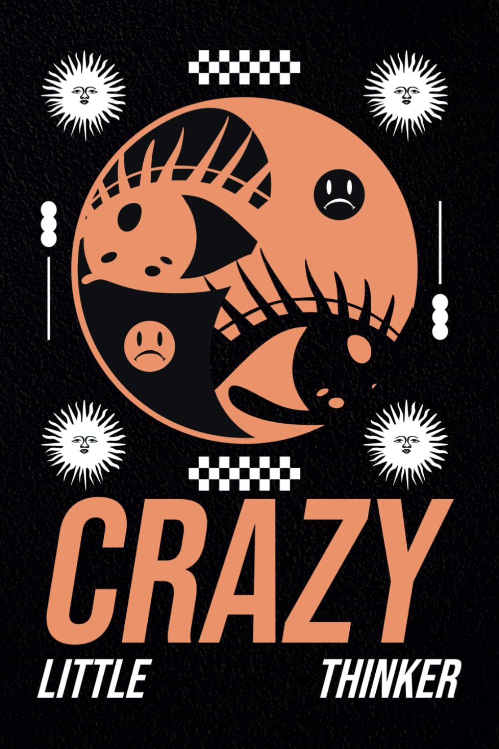 ler totalmente Crazy Little Thinker: Lined Poster-Like Notebook Journal
