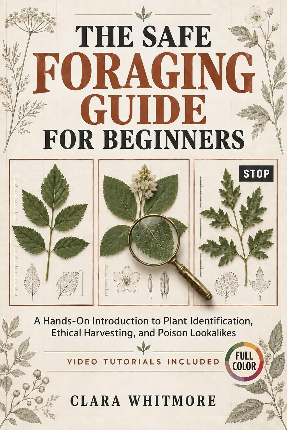 THE SAFE FORAGING GUIDE FOR BEGINNERS: A Hands-On Introduction to Plant Identification, Ethical Harvesting, and Poison Lookalikes Video Tutorials Included (English Edition)