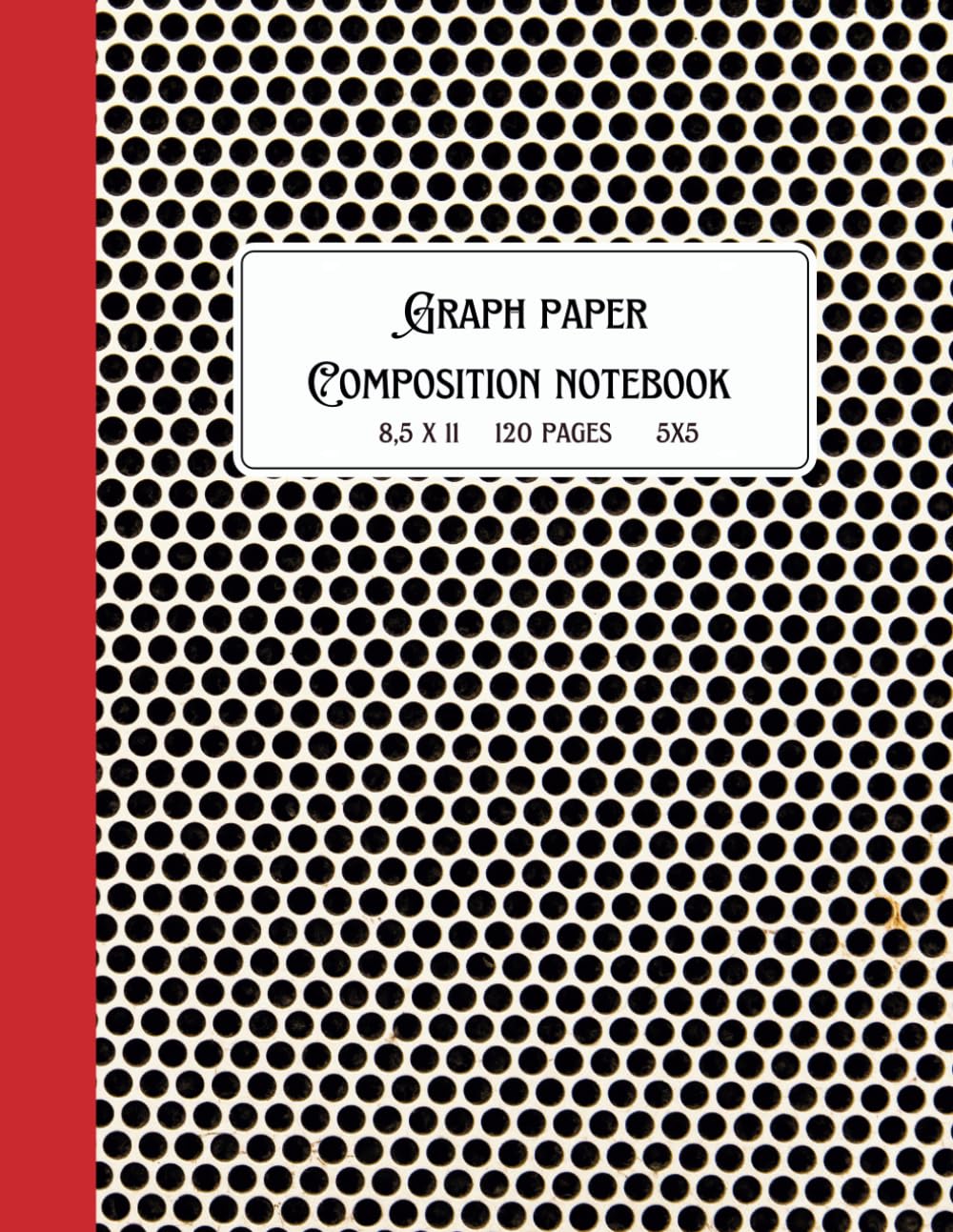 ler totalmente Graph Paper Composition Notebook, 8.5x11 Inches: Quad Ruled 5x5, Grid Paper Book,120 pages