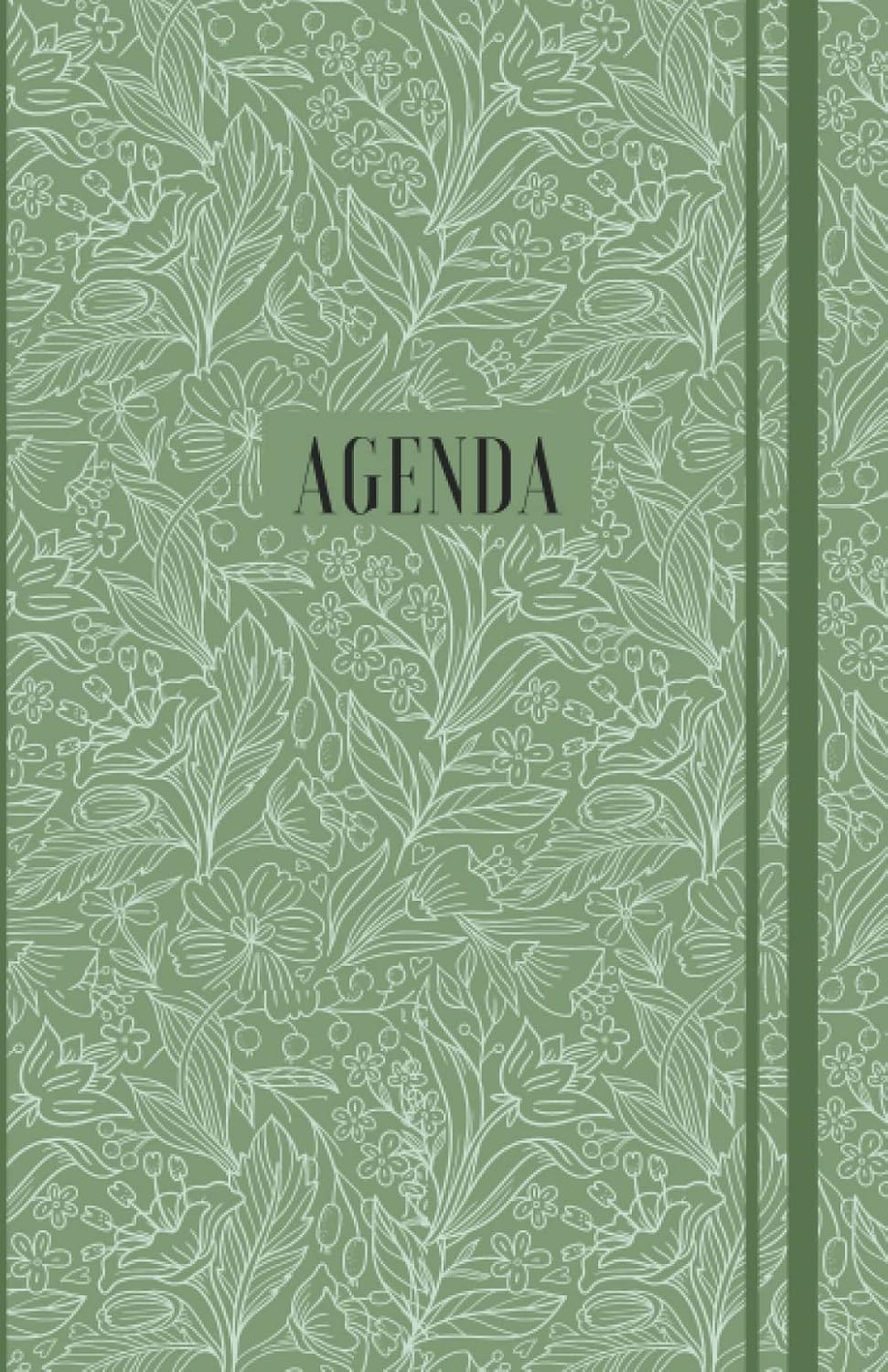 ler totalmente Agenda: 100 pages lined floral notebook great for work and travel