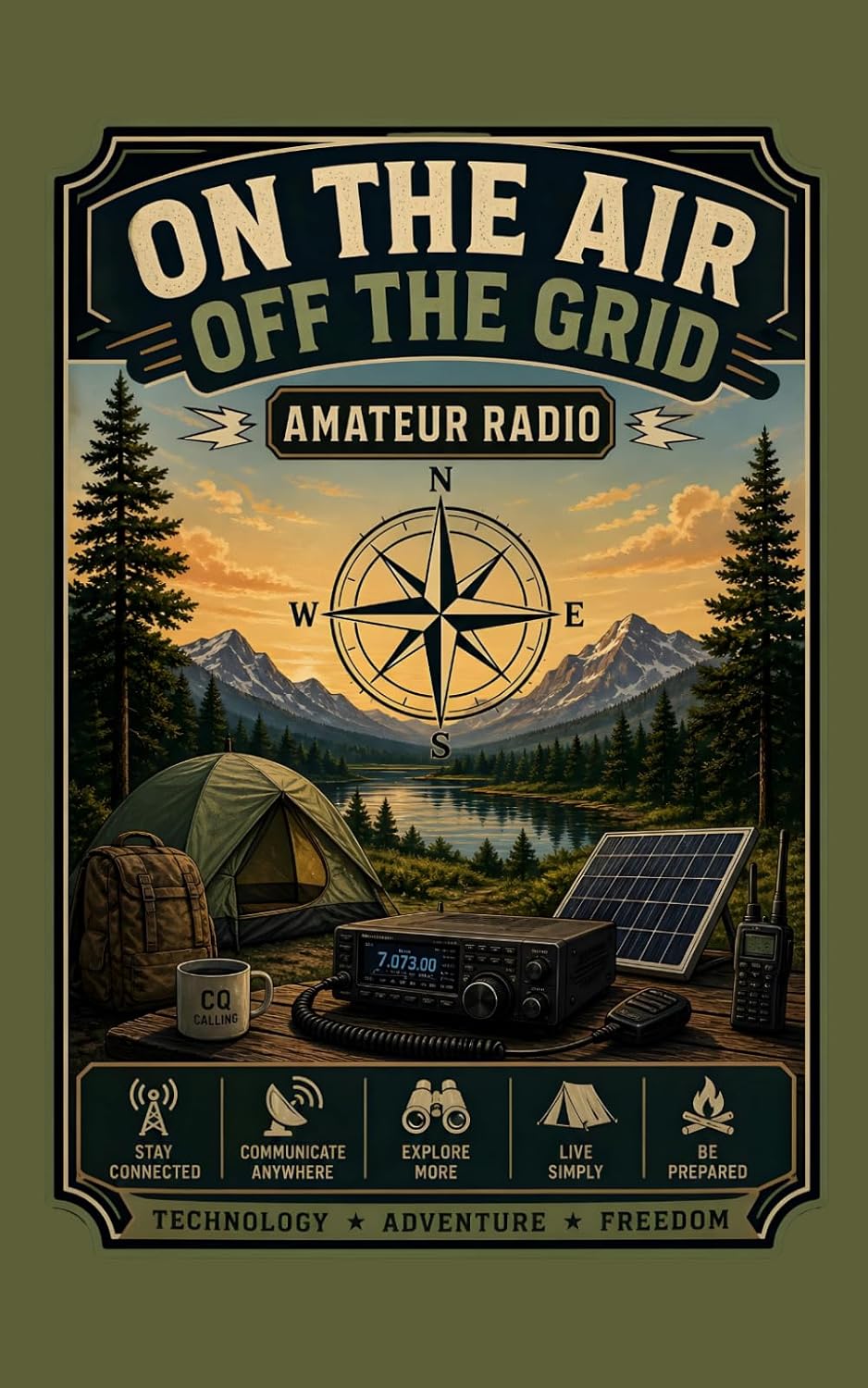 Ham Radio Logbook Portable: On the Air, Off the Grid: Amateur Radio Call Log Book | Parks on the Air POTA Logbook | Pocket size Ham Radio Field Notebook | 5 x 8 Inch Travel Logbook baixar o livro de graça