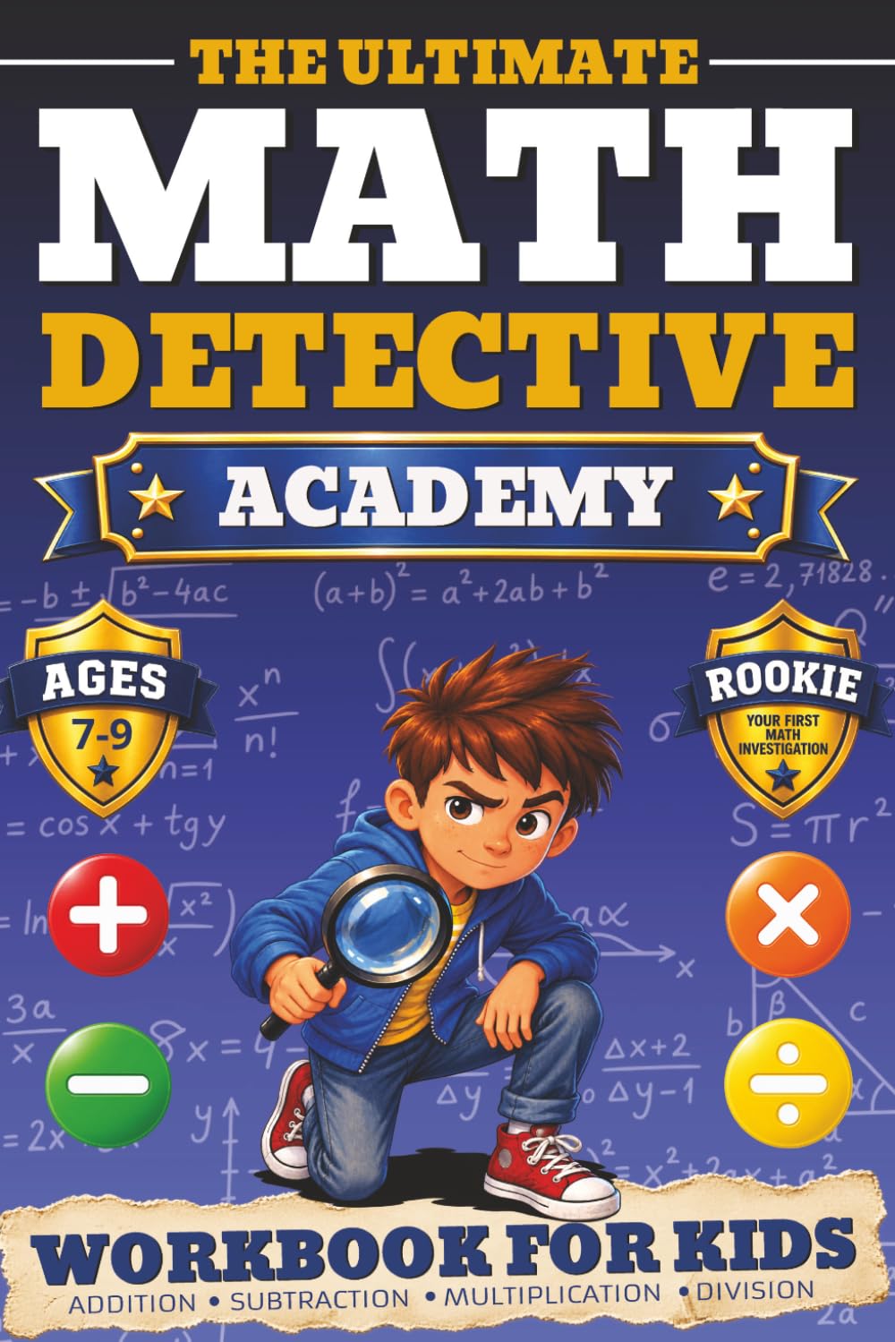 capítulo por capítulo baixar The Ultimate Math Detective Academy: Maths Workbook and Solutions for Clever Kids Ages 7-9: Find the Mistake, Who Is Correct, True or False and Missing Numbers