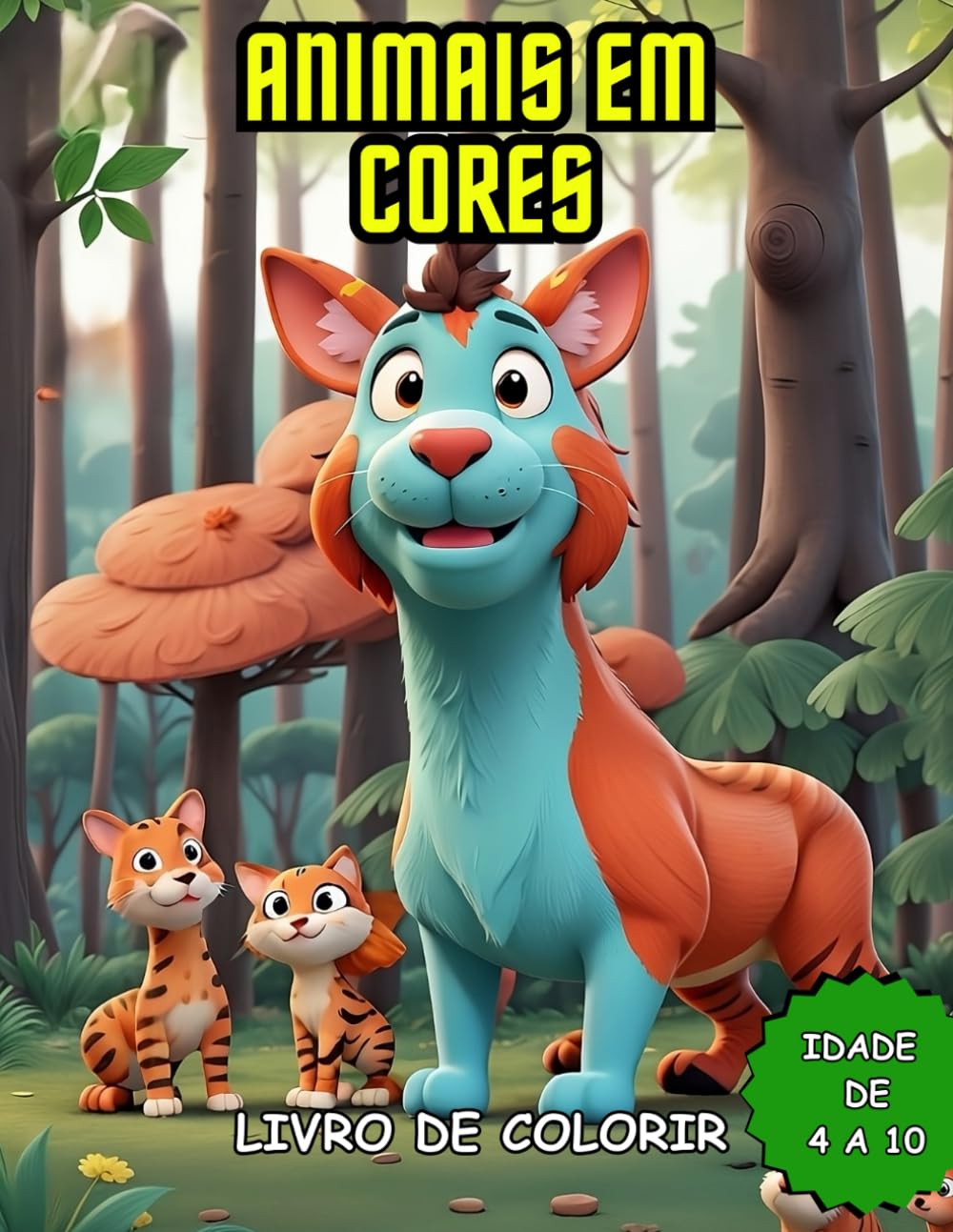 capítulo por capítulo baixar Animais em Cores Livro de Colorir: Livro de Colorir Repleto de Animais Diversos Para Despertar a Imaginação das Crianças. (Portuguese Edition)