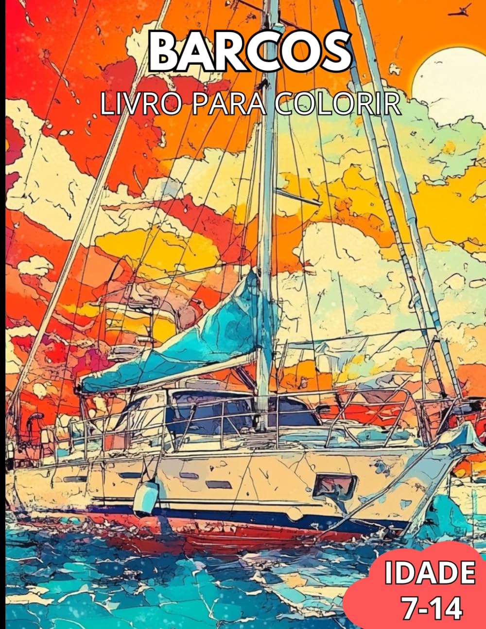BARCOS: LIVRO PARA COLORIR (Portuguese Edition) baixar o livro de graça