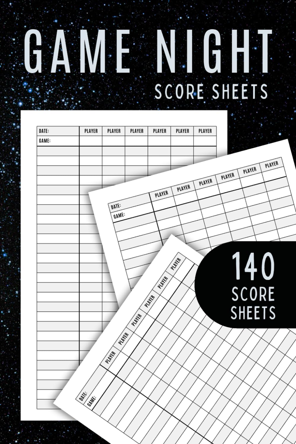 capítulo por capítulo baixar Game Night Score Sheets: 140 Simple Score Pads for Many Family Games | Gaming Log Book | Scorekeeping Blank Cards