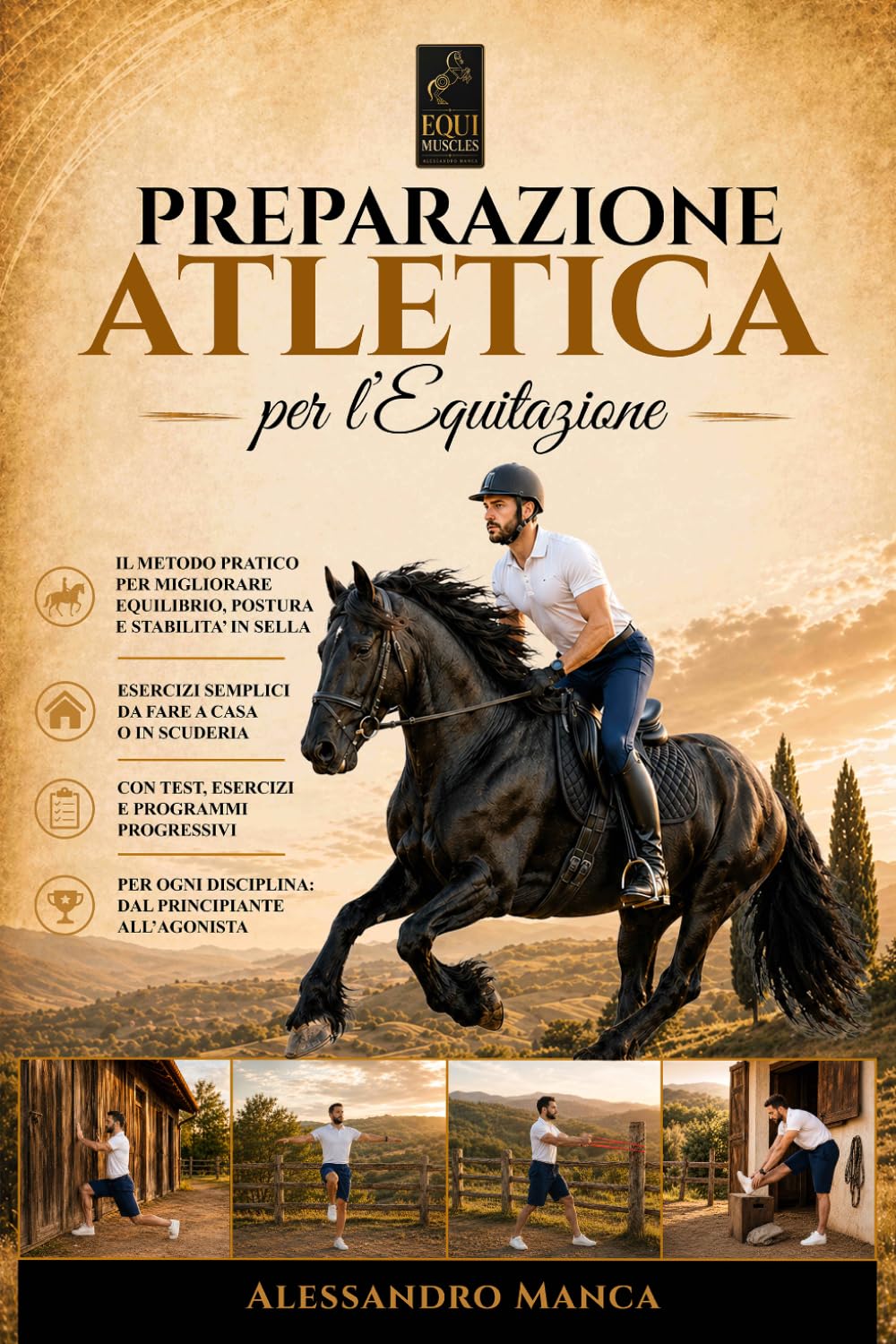 PREPARAZIONE ATLETICA PER L'EQUITAZIONE: Il primo Manuale completo e illustrato con test, esercizi e programmi progressivi per ogni disciplina: dal principiante all’agonista. (Italian Edition) baixar o livro de graça