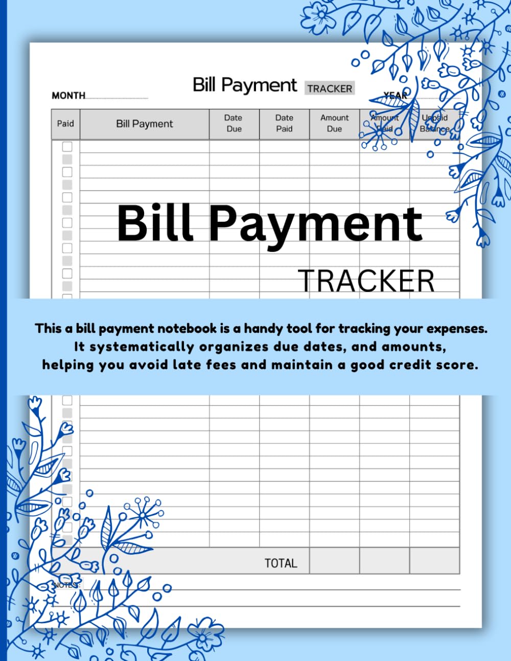 BILL PAYMENT TRACKER: Monthly Bill Organizer for tracking your expenses and ensuring timely payments for Home and Small Businesses. 8.5"x11" / 104 pages. baixar o livro de graça