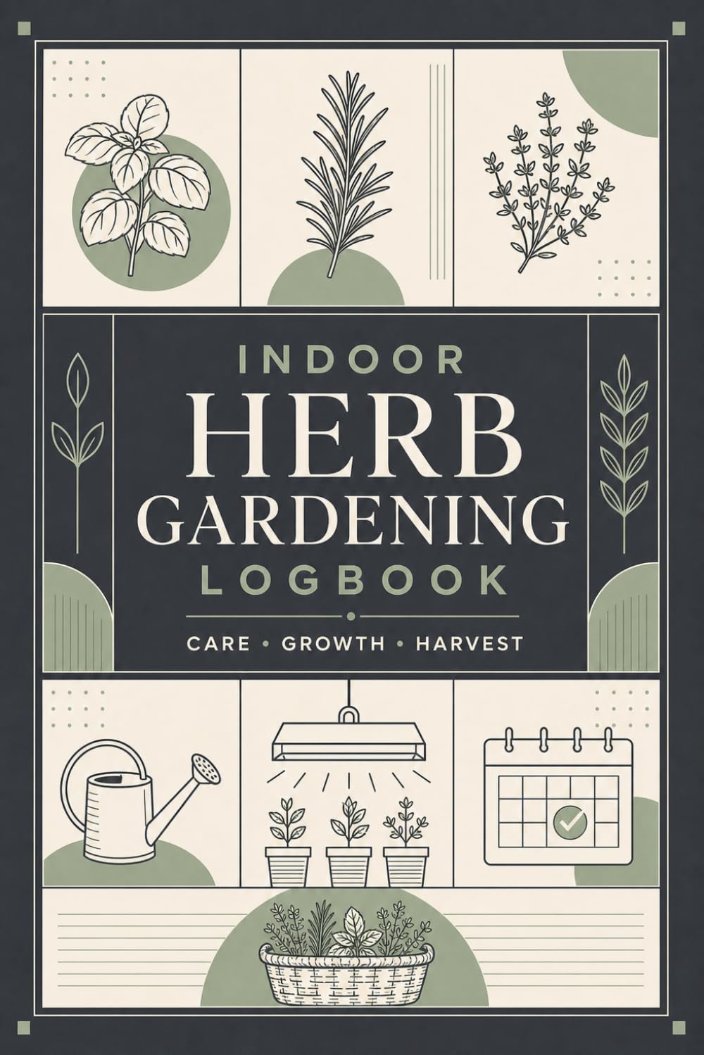 capítulo por capítulo baixar Indoor Herb Gardening Logbook: A Structured Indoor Herb Growing Tracker for Monitoring Light, Watering, Feeding, Room Conditions, Plant Growth, Problems and Harvests