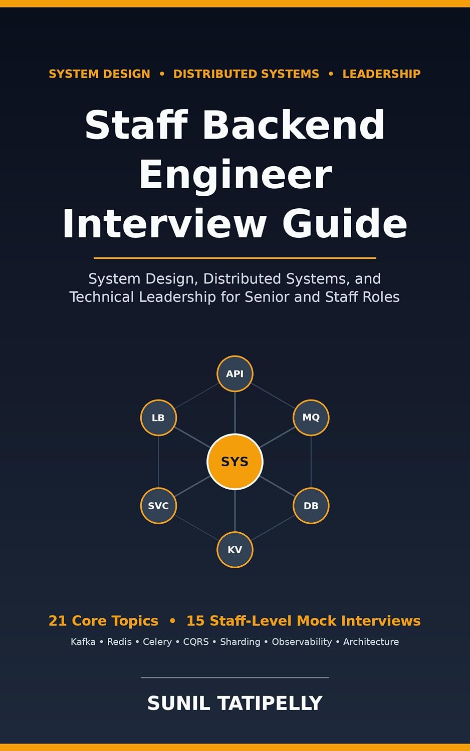 Staff Backend Engineer Interview Guide: System Design, Distributed Systems, and Technical Leadership for Senior and Staff Roles (English Edition) baixar o livro de graça