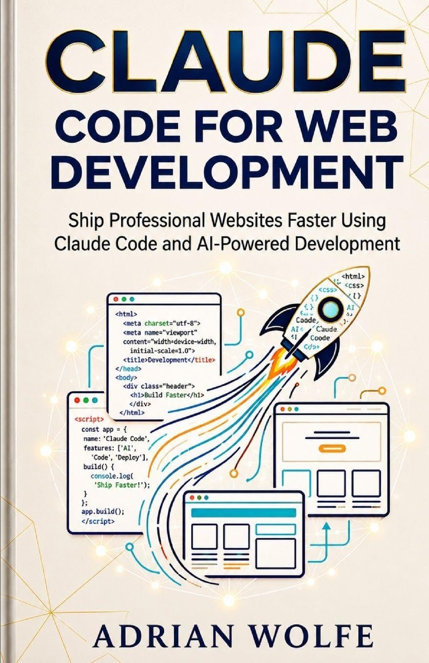 ler totalmente Claude Code for Web Development: Ship Professional Websites Faster Using Claude Code and AI-Powered Development