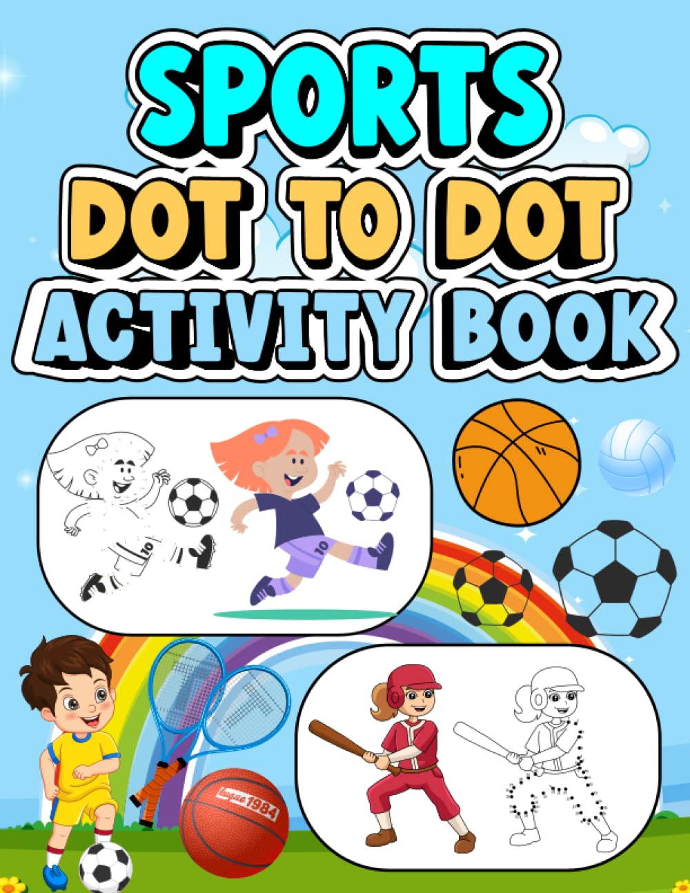 ler totalmente Sports dot to dot activity book: Fun & Creative Activity Book for kids With Sports Illustrations & dot to Dot for Kids