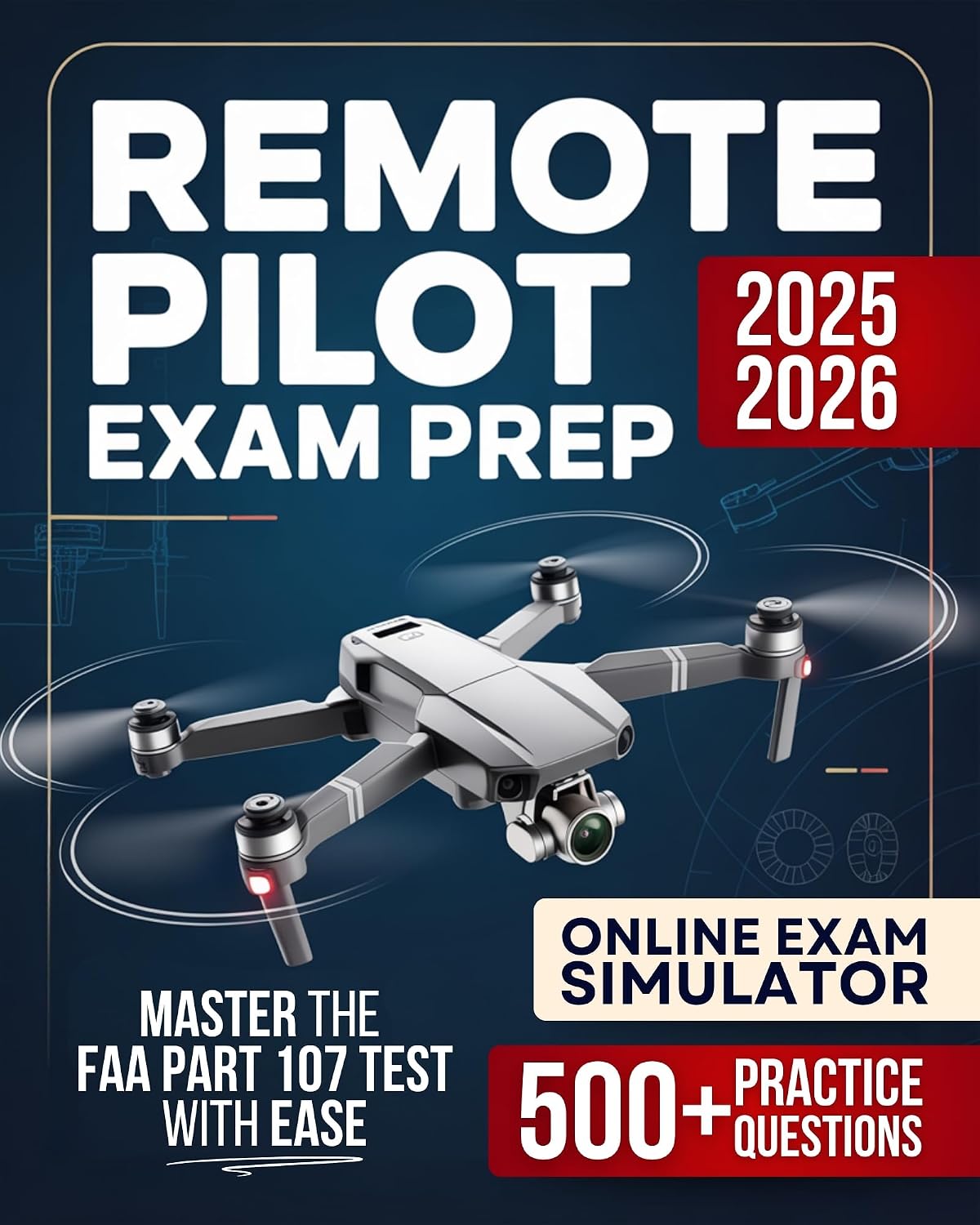 ler totalmente Remote Pilot Exam Prep: Master the FAA Part 107 Test and Quickly Launch Your Drone Career – The Full Study Guide with Cutting-Edge Practice Tests and an... Online Quiz Simulator (English Edition)