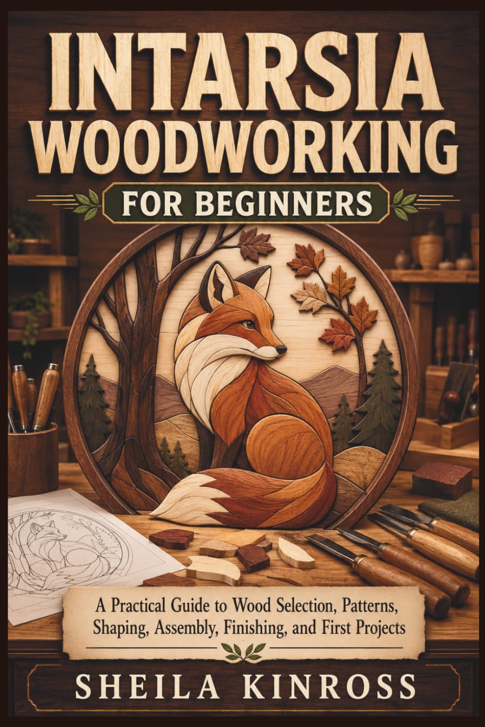 ler totalmente Intarsia Woodworking for Beginners: A Practical Guide to Wood Selection, Patterns, Shaping, Assembly, Finishing, and First Projects
