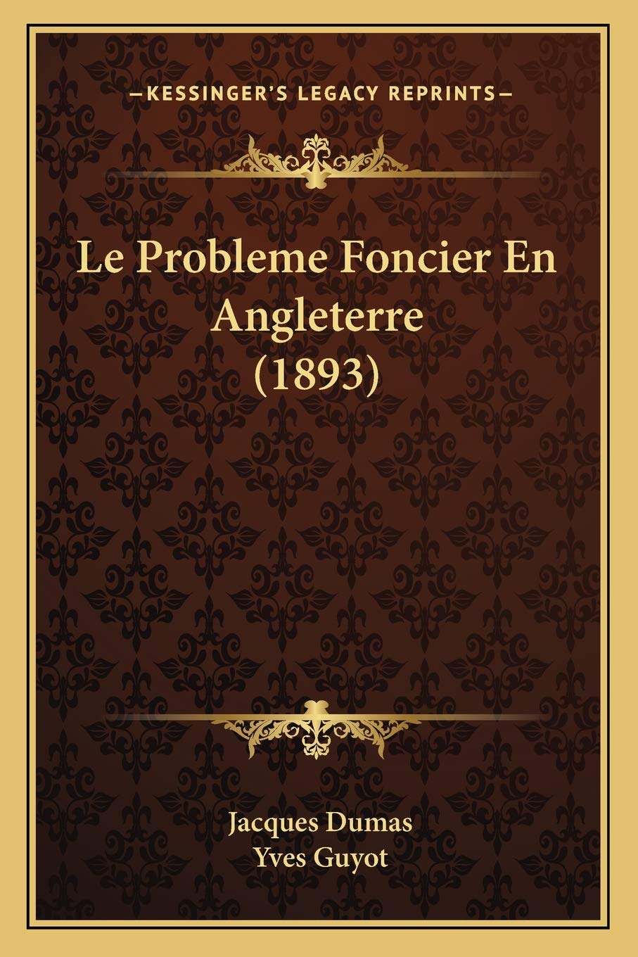Le Probleme Foncier En Angleterre (1893) baixar livro de graça