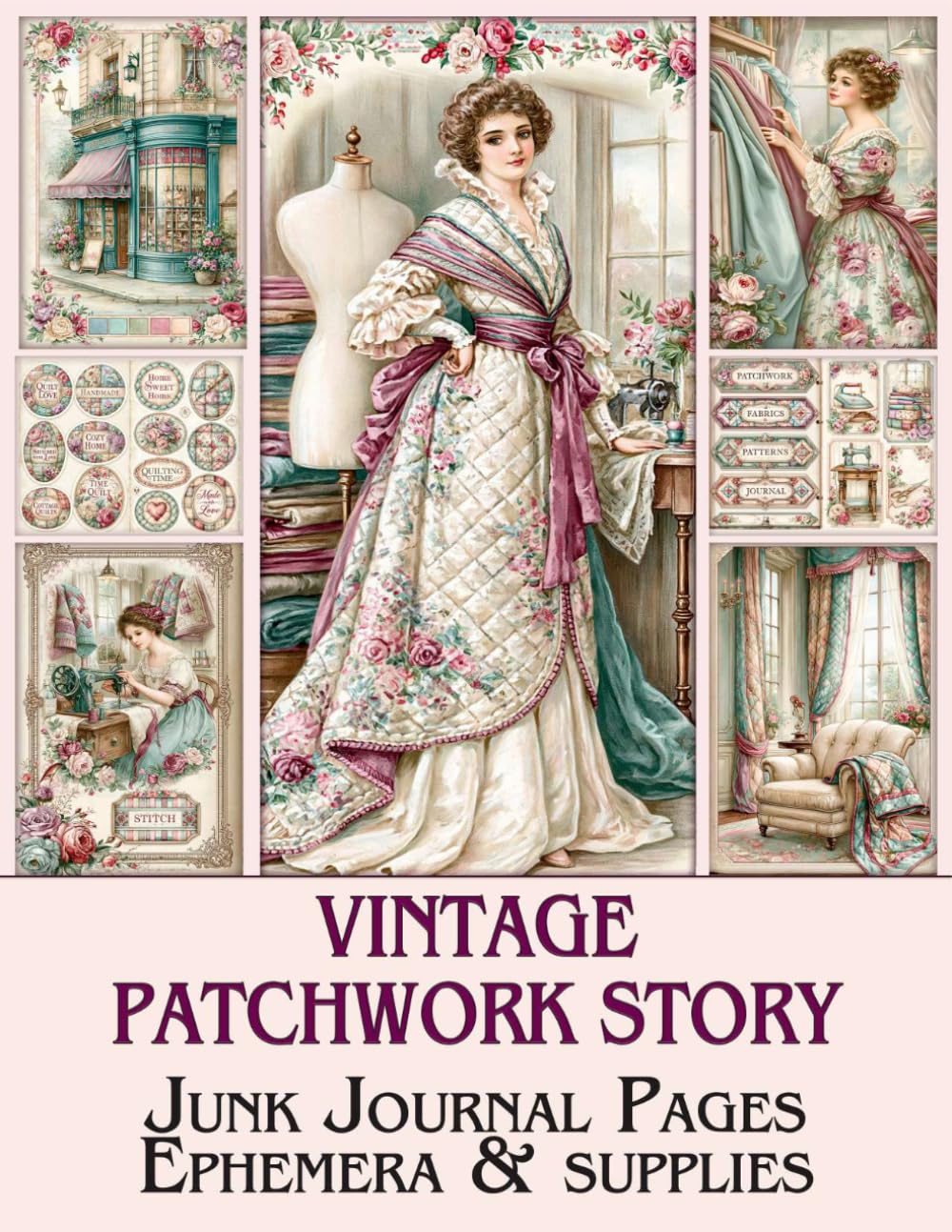 capítulo por capítulo baixar Vintage Patchwork Story Junk Journal Pages & Supplies: Decorative Paper Craft Collection for Scrapbooking, Collage, Art Journaling, and Ephemera Lovers