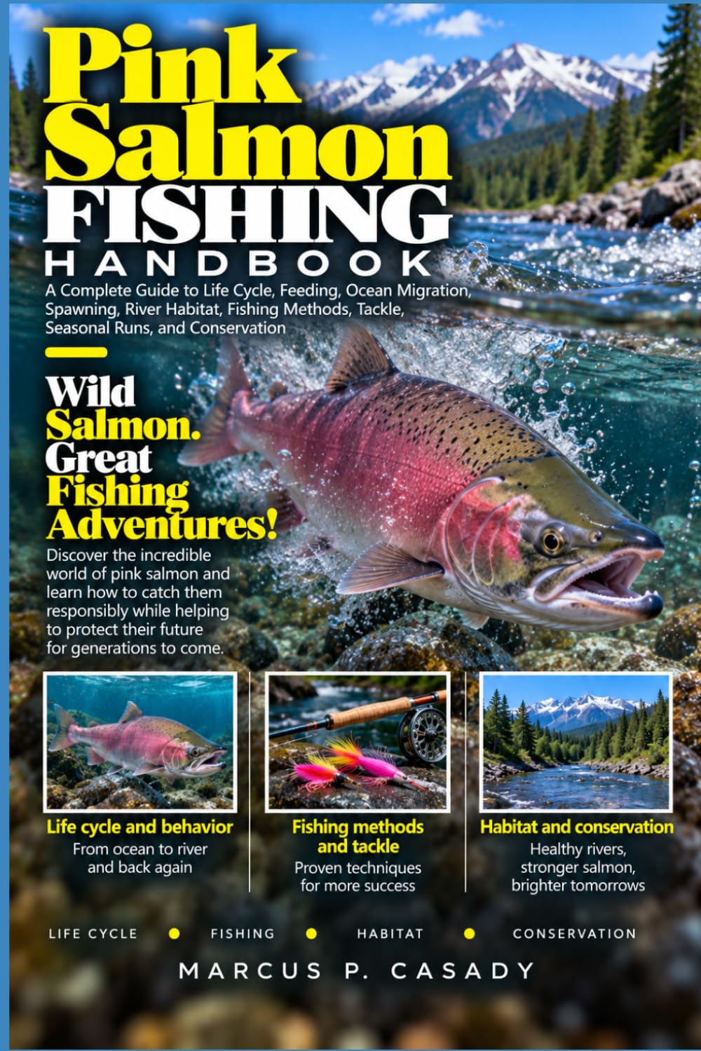 Pink Salmon Fishing Handbook: A Complete Guide to Life Cycle, Feeding, Ocean Migration, Spawning, River Habitat, Fishing Methods, Tackle, Seasonal Runs, and Conservation baixar livro de graça