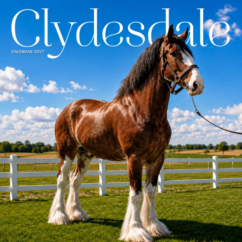 ler totalmente Clydesdale Horse Calendar 2027: Draft Horse Portraits and Farm Scenes