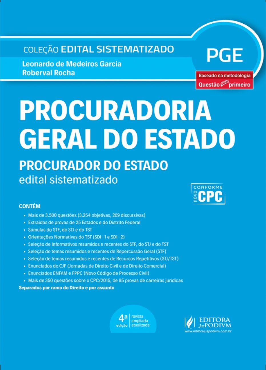 ler totalmente Procuradoria Geral do Estado: Procurador do Estado
