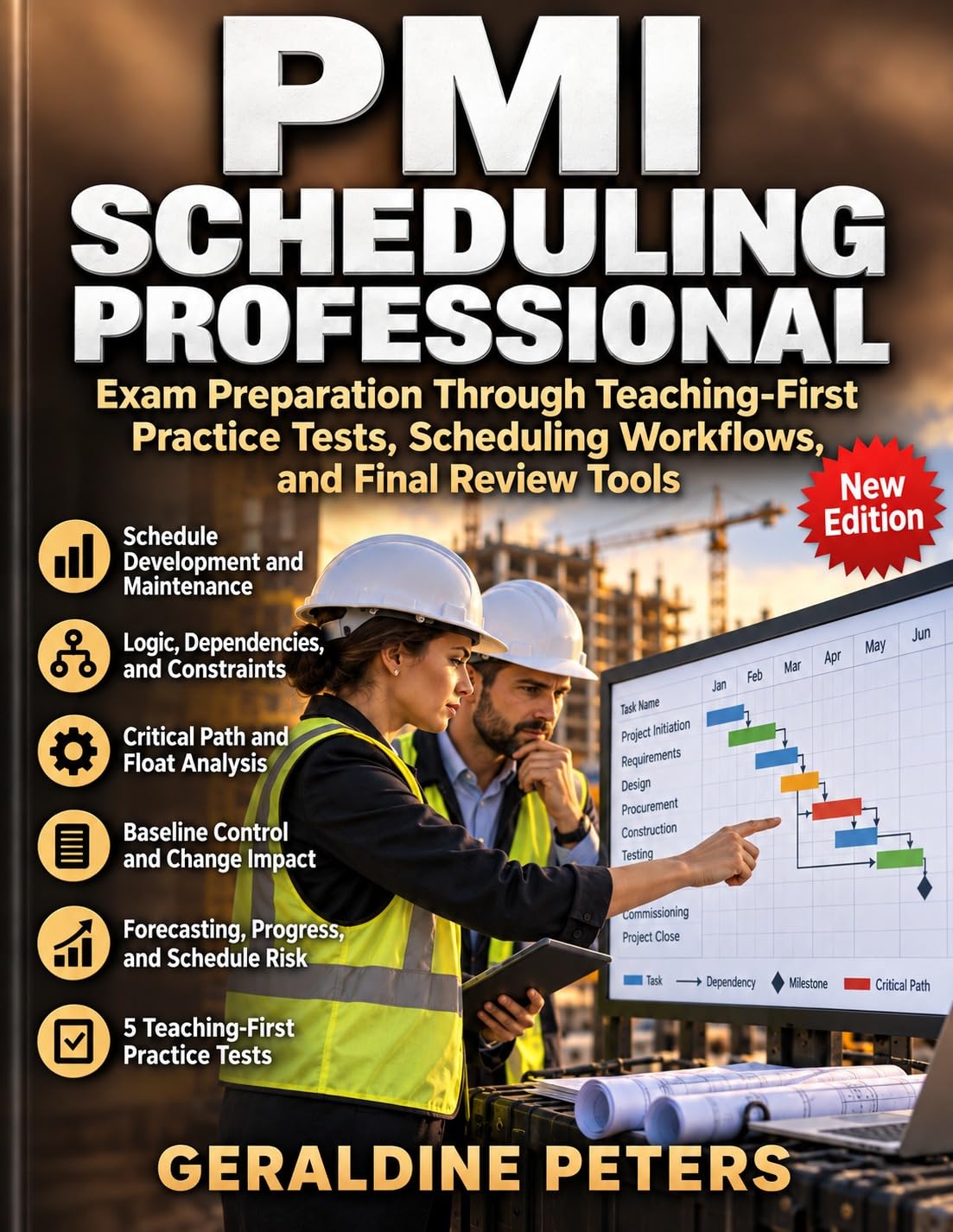 ler totalmente PMI Scheduling Professional: Exam Preparation Through Teaching-First Practice Tests, Scheduling Workflows, and Final Review Tools (English Edition)
