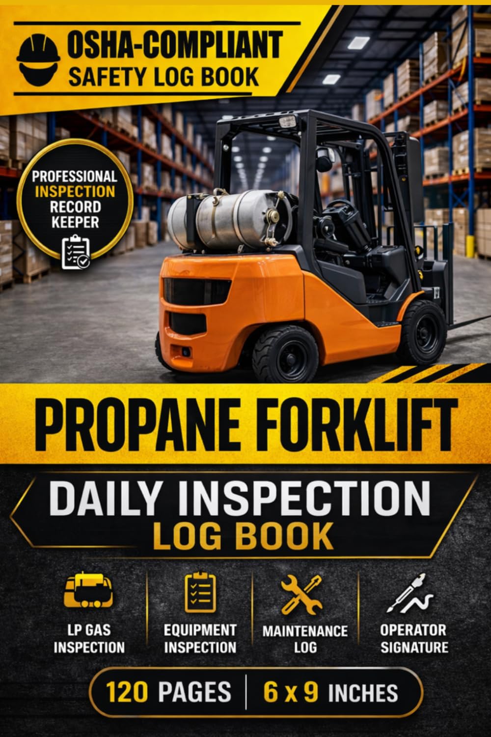 capítulo por capítulo baixar Propane Forklift Daily Inspection Log Book OSHA-Compliant Safety Checklist | 120 Pages for LP Gas Forklift Pre-Trip Reports, Maintenance Log, and Operator Signature (6x9)