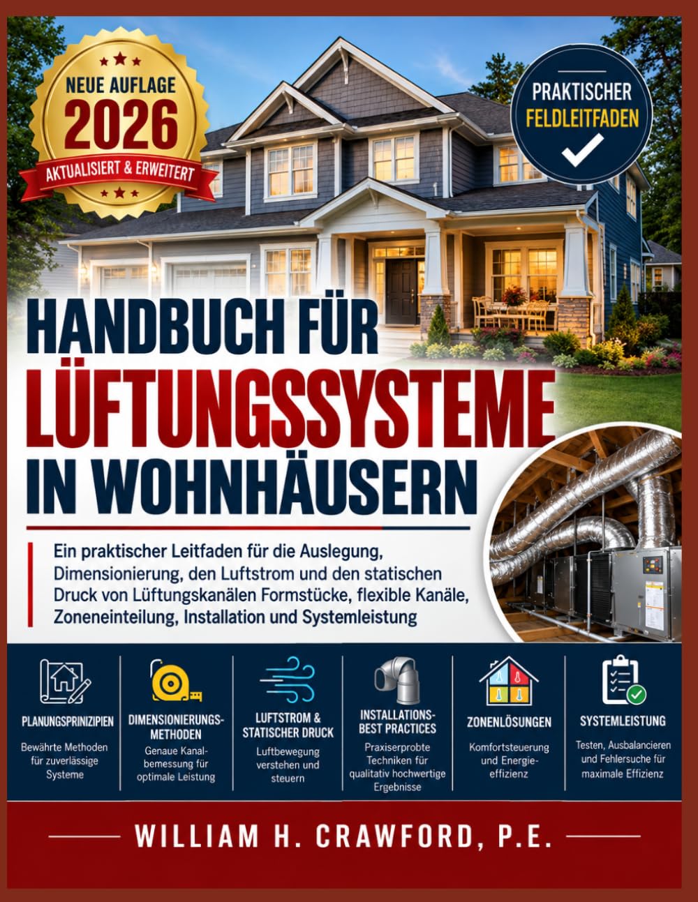 capítulo por capítulo baixar Handbuch für Lüftungssysteme in Wohnhäusern: Ein praktischer Leitfaden für die Auslegung, Dimensionierung, den Luftstrom und den statischen Druck von... Installation und Systemleistung