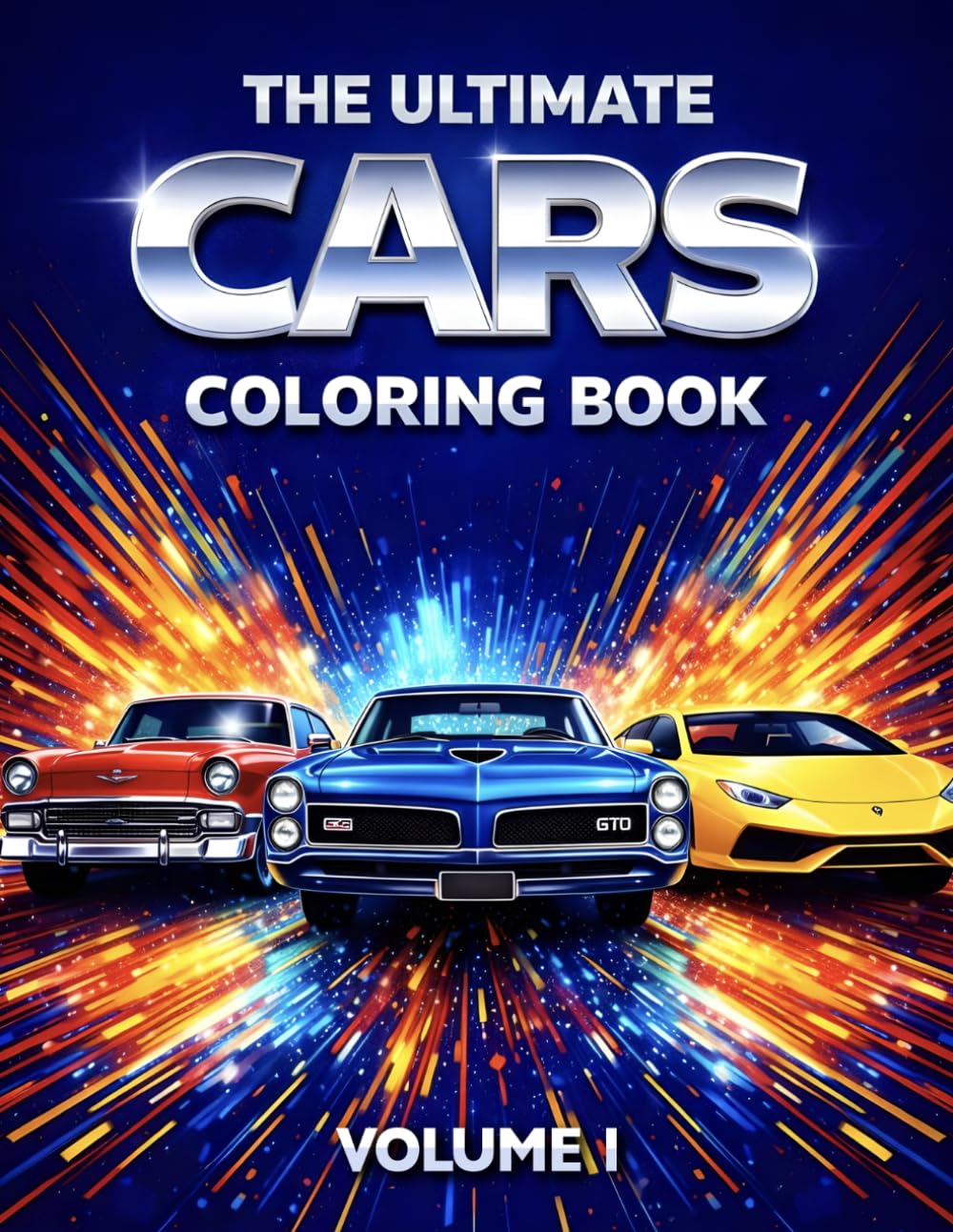 The Ultimate Cars Coloring Book Volume 1: Classic Muscle Cars, Sports Cars and Vintage Vehicles | Detailed Coloring Book for Teens and Adults (The Ultimate Teen & Adult Coloring Series) baixar o livro de graça