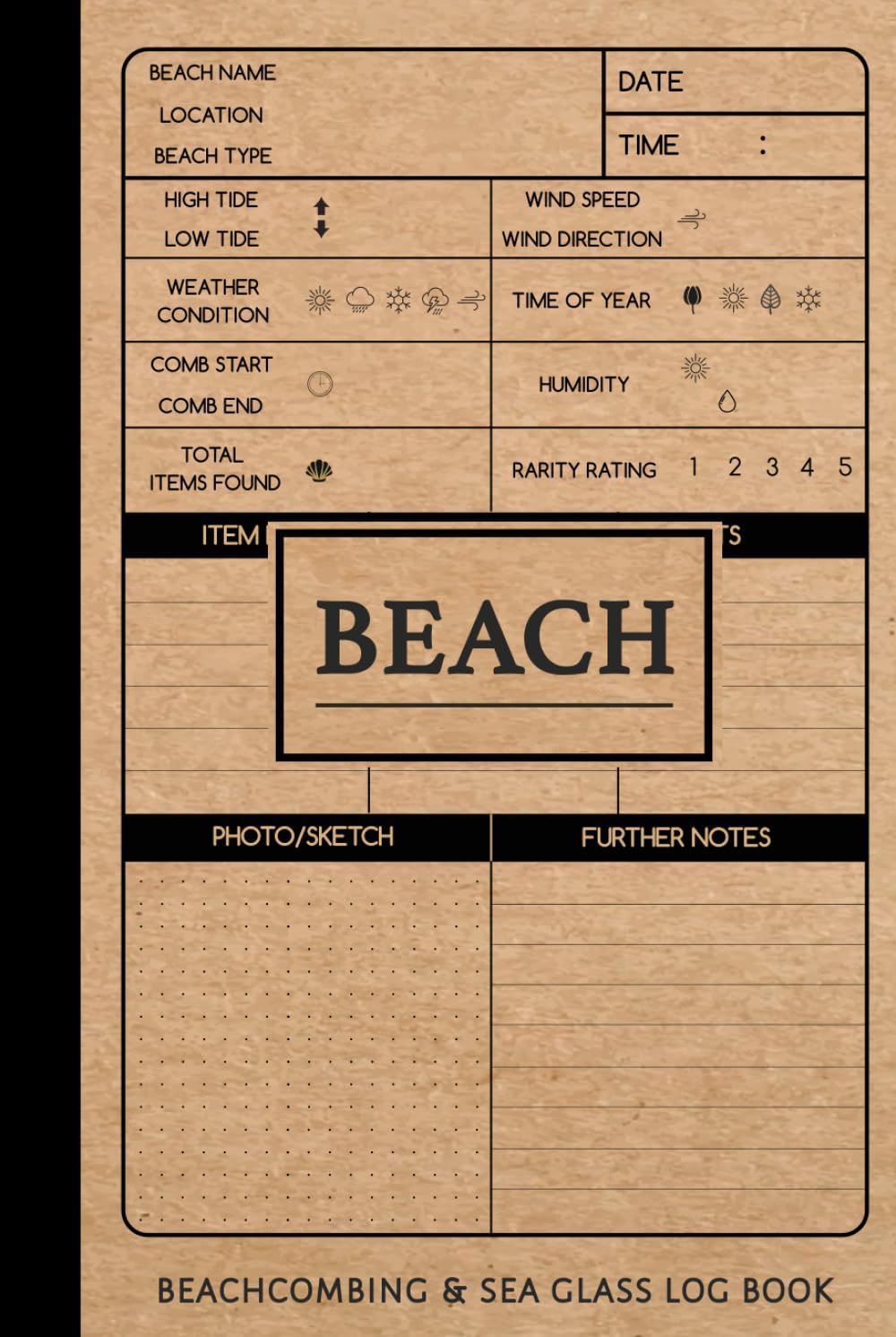ler totalmente Beachcombing & Sea Glass Log Book: Beachcombers Journal. Record & Track Your Beach Expeditions. Ideal for Explorers, Treasure Hunters & Collectors