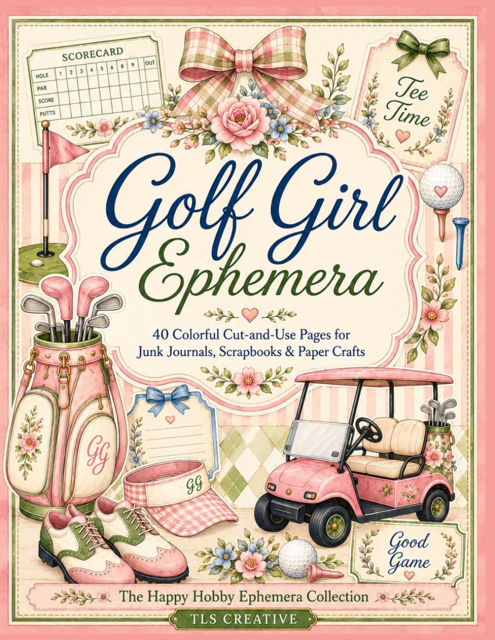 Golf Girl Ephemera: 40 Colorful Cut and Use Pages for Junk Journals, Scrapbooks & Paper Crafts baixar o livro de graça