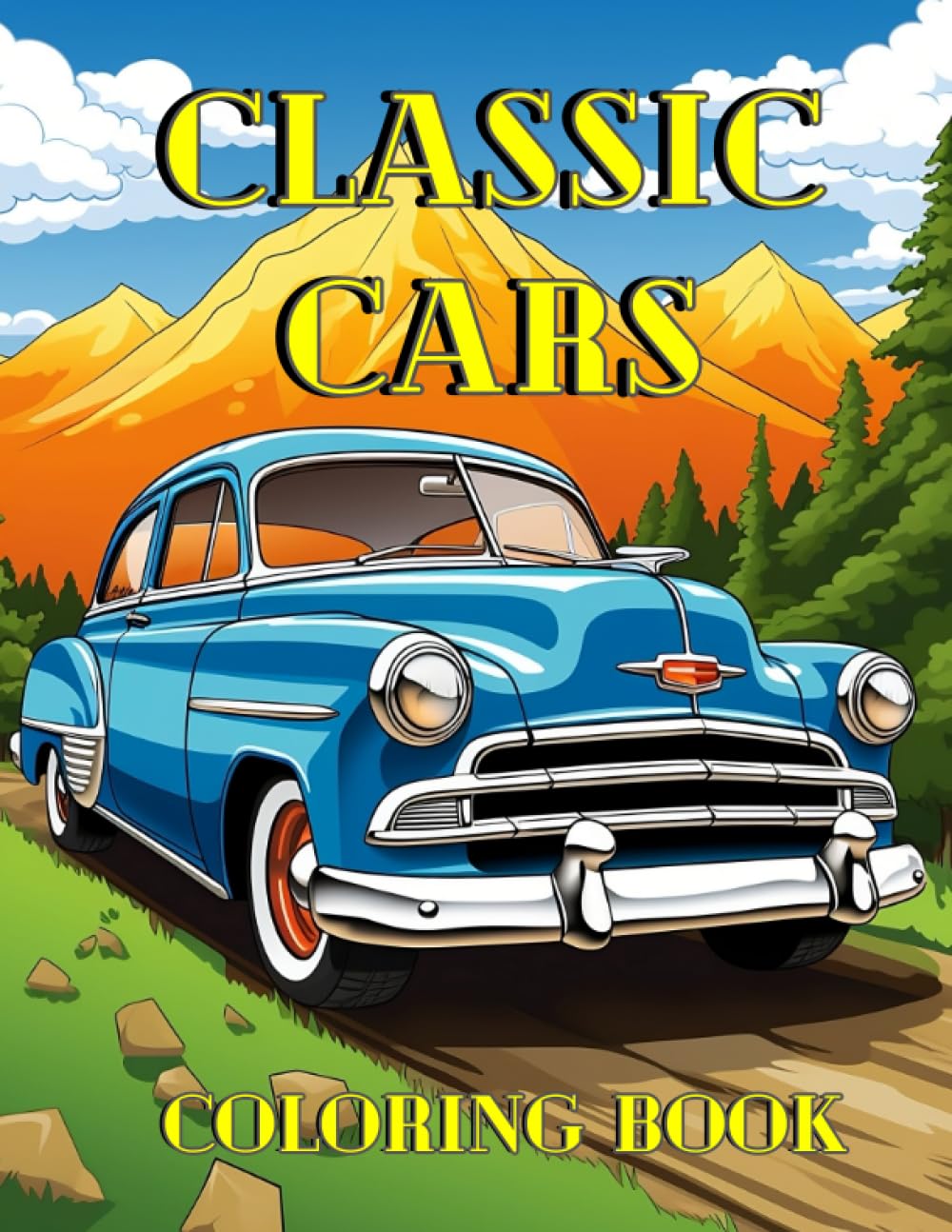 capítulo por capítulo baixar Classic Cars Coloring Book: A Collection of 40 Vintage Classic Cars for Kids, Adults for Stress Relief and Relaxation