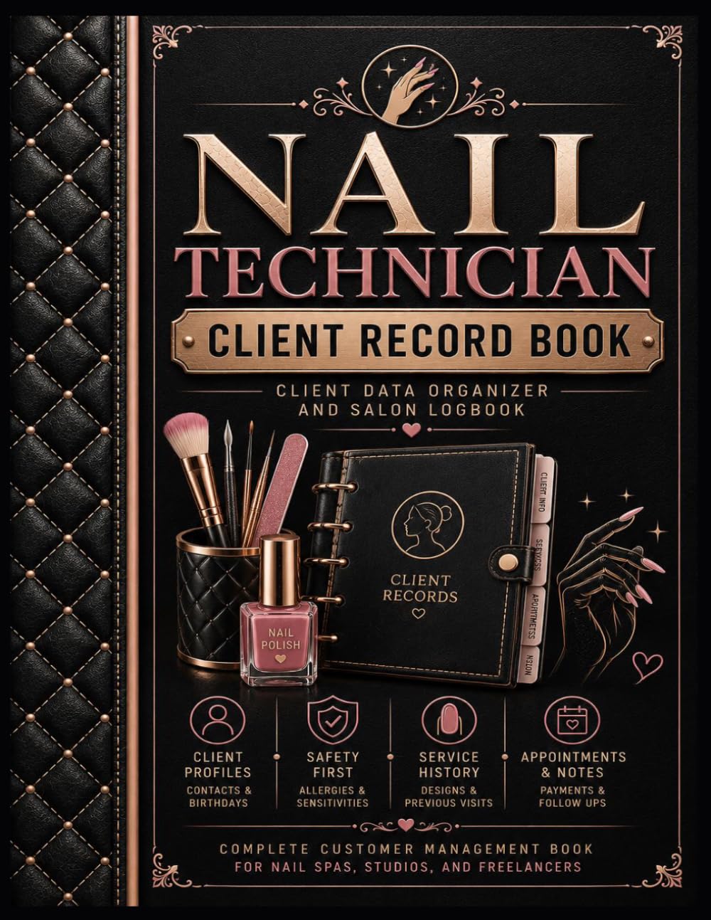 capítulo por capítulo baixar Nail Technician Client Record Book: Client Data Organizer and Salon Logbook: Complete Customer Management Book for Nail Spas, Studios, and Freelancers