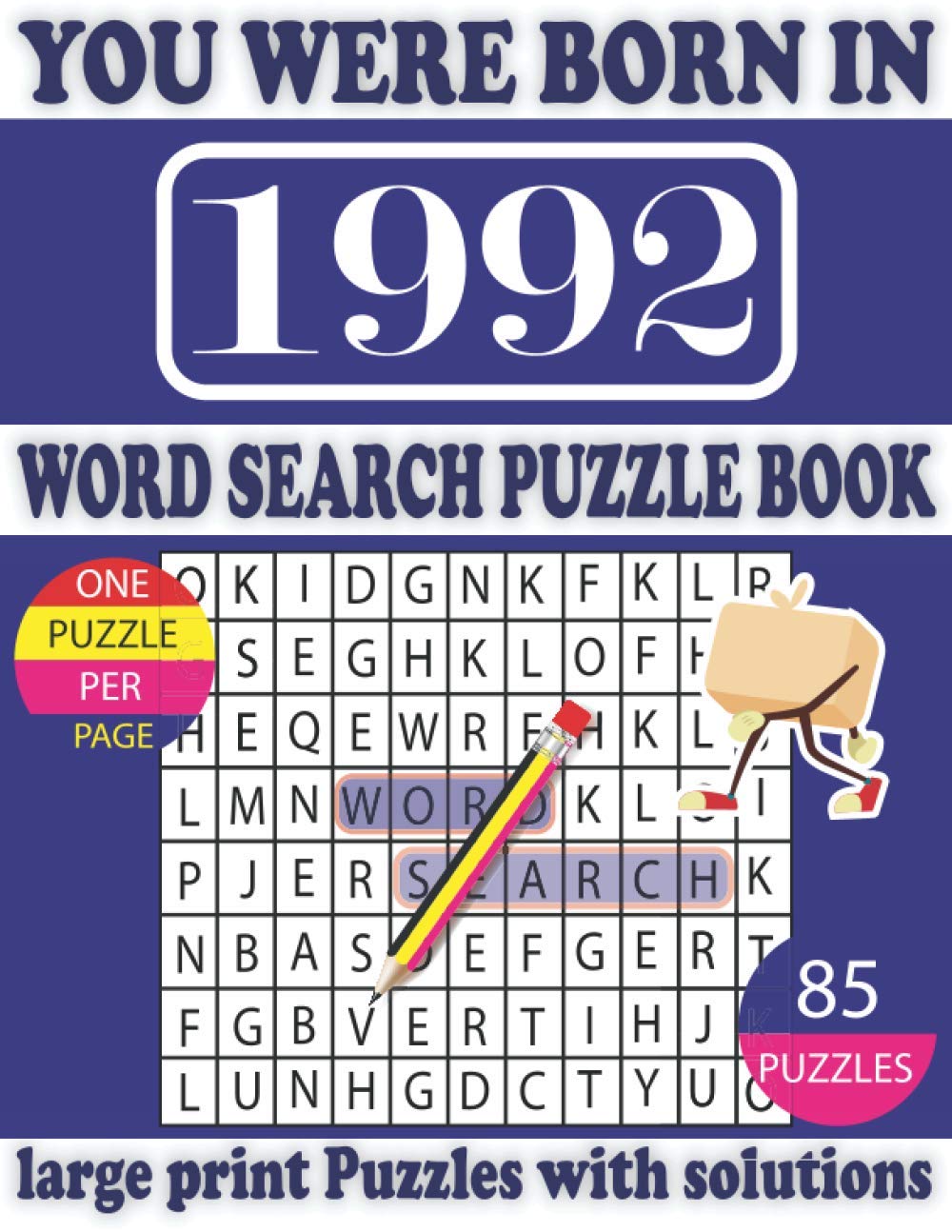 ler totalmente You Were Born in 1992: Word Search Puzzle Book: Beautiful Gift for Seniors Adults and Puzzle fans to Spend and Enjoy Leisure time