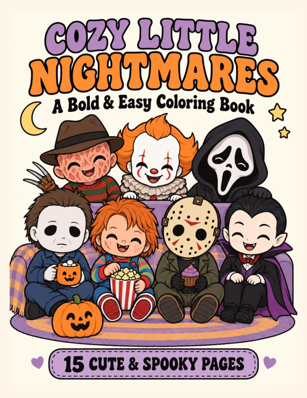Cozy Little Nightmares: Colouring Book baixar livro de graça
