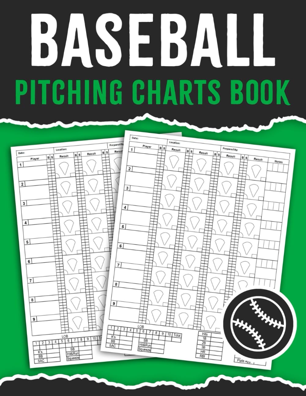 Baseball Pitching Charts Book: Baseball Pitcher Performance Tracker Log | Pitch Tracking & Analysis Chart Sheets | 100 Pages baixar o livro de graça