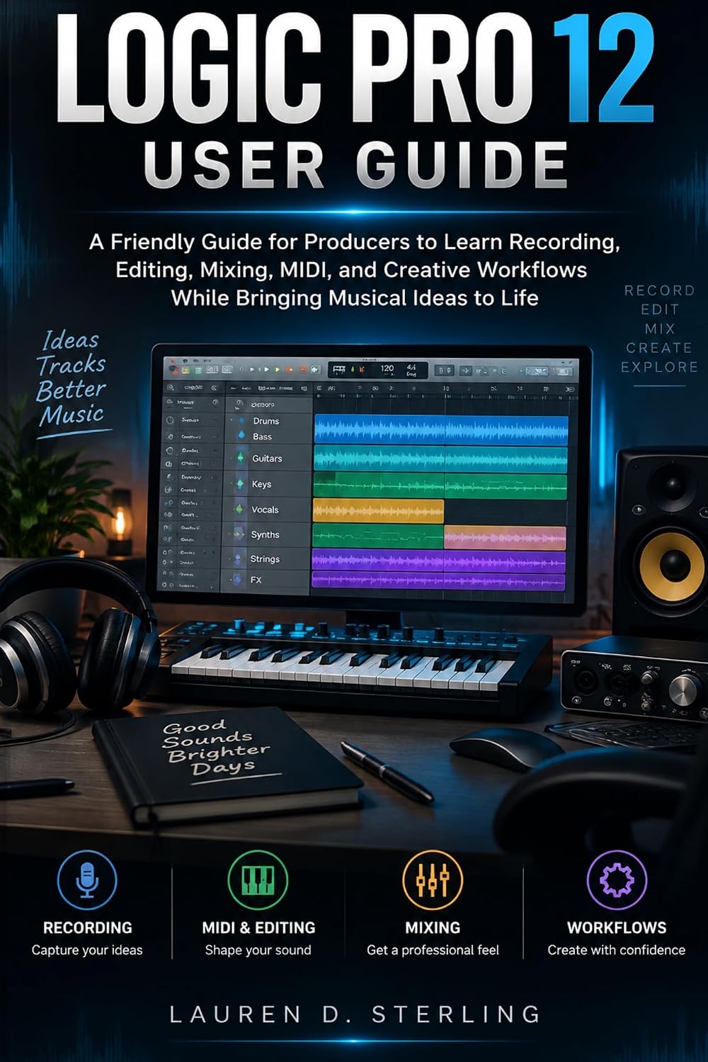 capítulo por capítulo baixar LOGIC PRO 12 USER GUIDE: A Friendly Guide for Producers to Learn Recording, Editing, Mixing, MIDI, and Creative Workflows While Bringing Musical Ideas to Life (STERLING TECH LIBRARY) (English Edition)