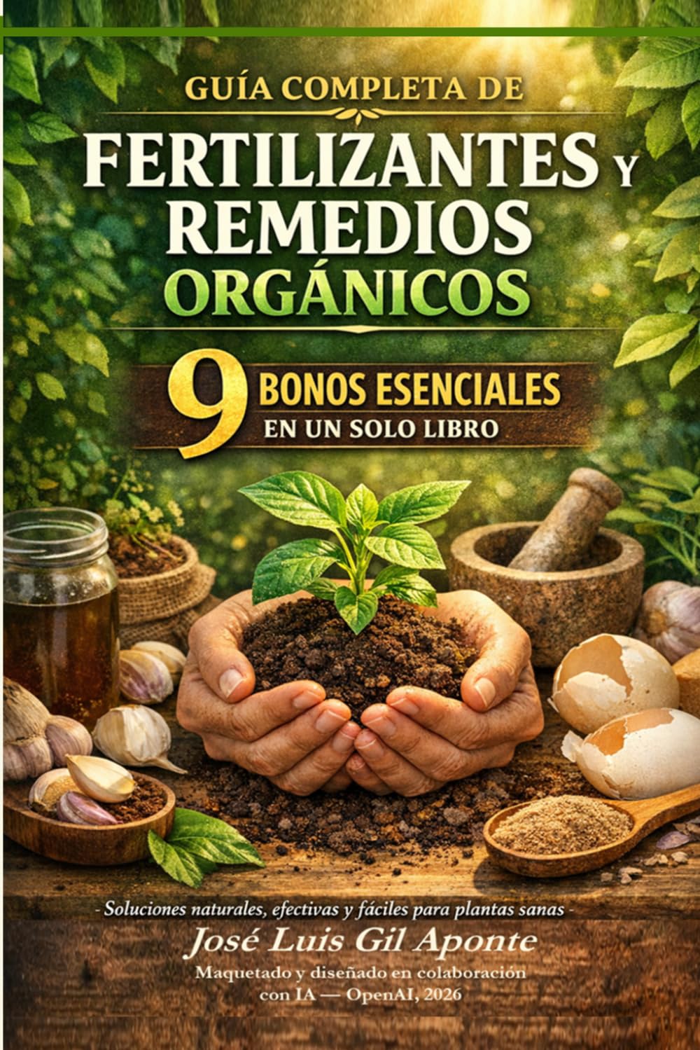 Fertilizantes y Remedios Orgánicos para Plantas: Guía completa con 9 bonos esenciales para nutrir, proteger y recuperar tus plantas sin químicos (Spanish Edition) baixar livro de graça