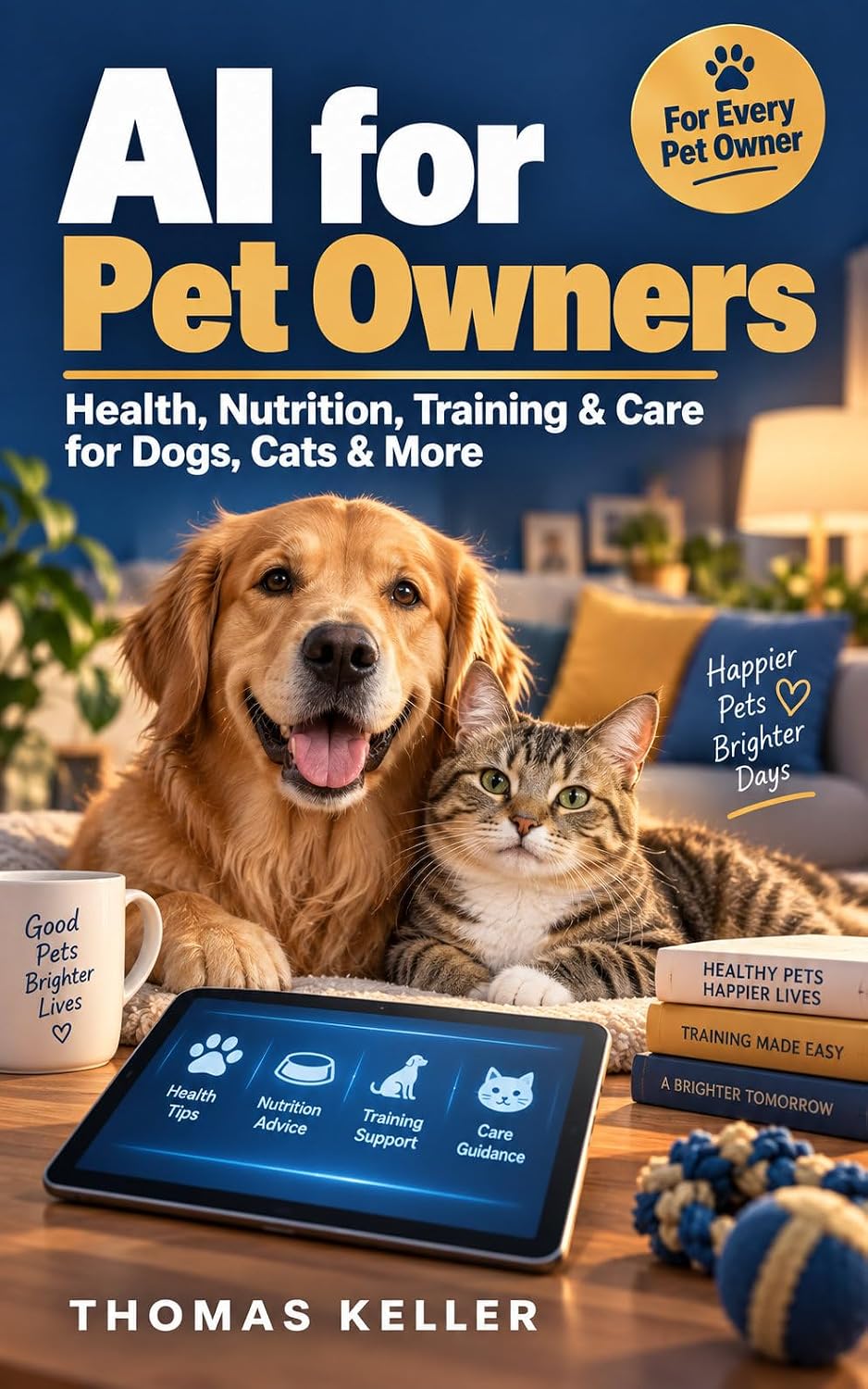ler totalmente AI for Pet Owners: How to Use Artificial Intelligence for Your Pet's Health, Nutrition, Training, and Everyday Care – A Practical Guide for Dogs, Cats & More (English Edition)