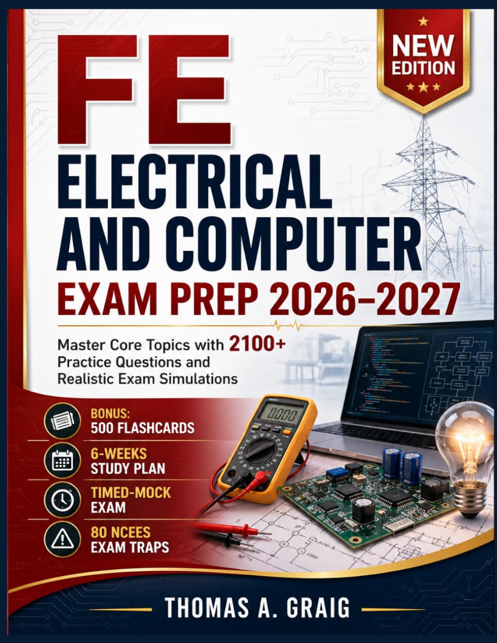 FE Electrical and Computer Exam Prep 2026–2027: Master Core Topics with 2100+ Practice Questions and Realistic Exam Simulations baixar o livro de graça