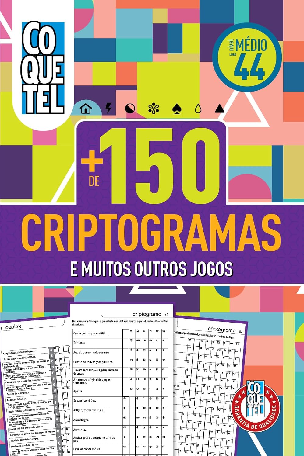 Livro Coquetel Mais de 150 Criptogramas 44 baixar o livro de graça