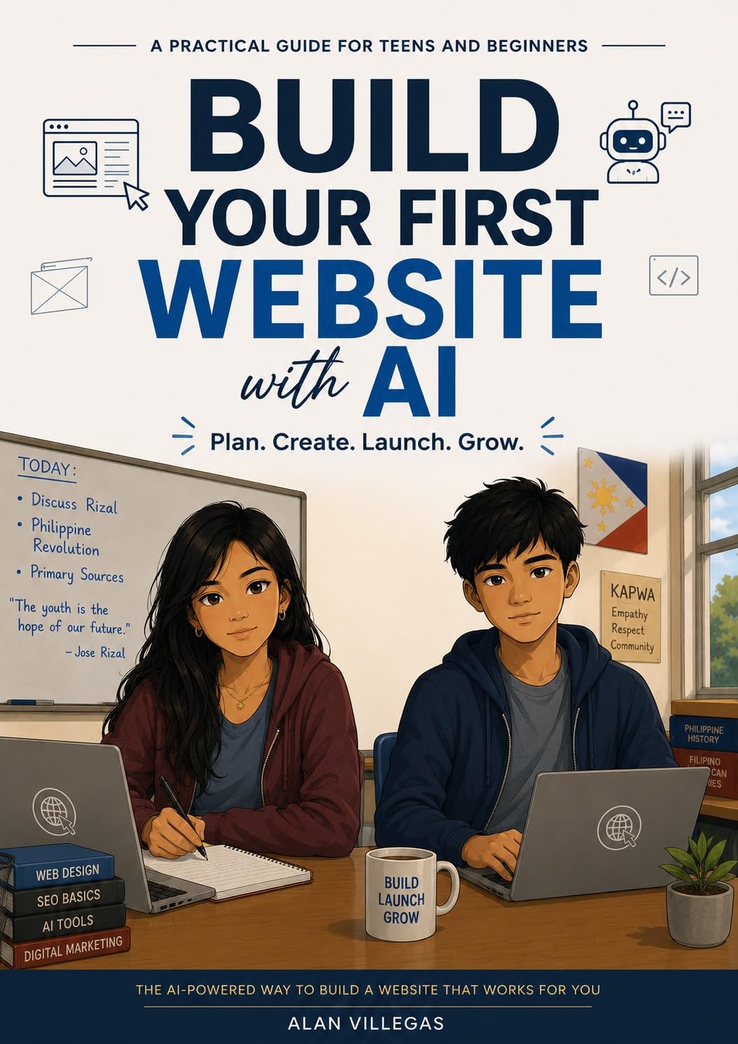 ler totalmente Build Your First Website with AI - Teen Edition: The No-Code, No-Budget Guide to Getting Online with AI (English Edition)
