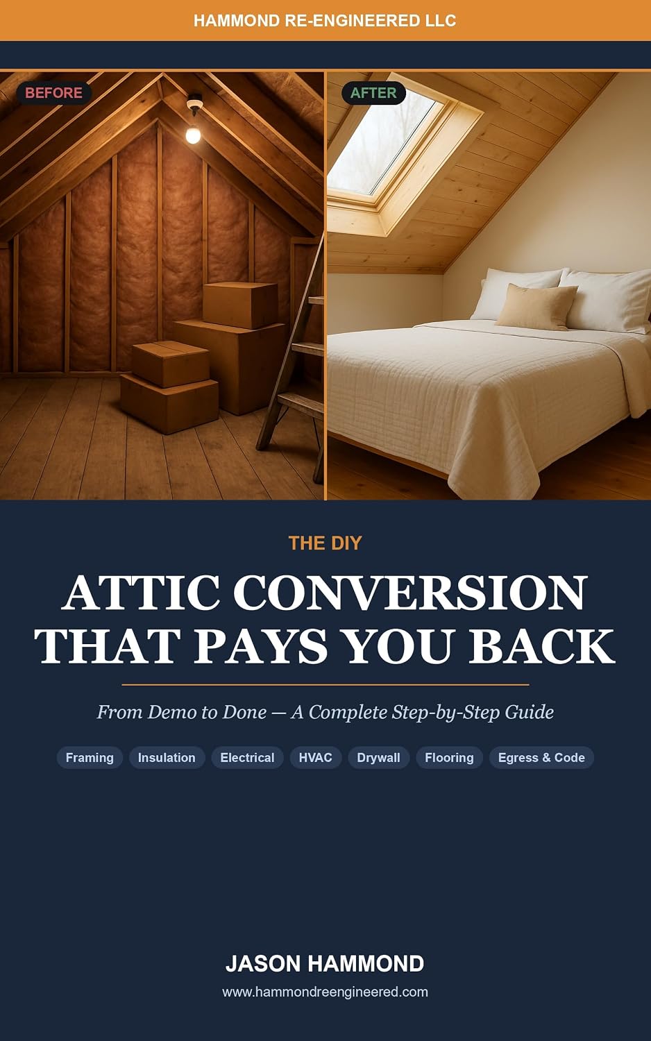 The DIY Attic Conversion That Pays You Back: From Demo to Done — A Complete Step-by-Step Guide (Hammond Re-Engineered DIY Guides) (English Edition) baixar livro de graça