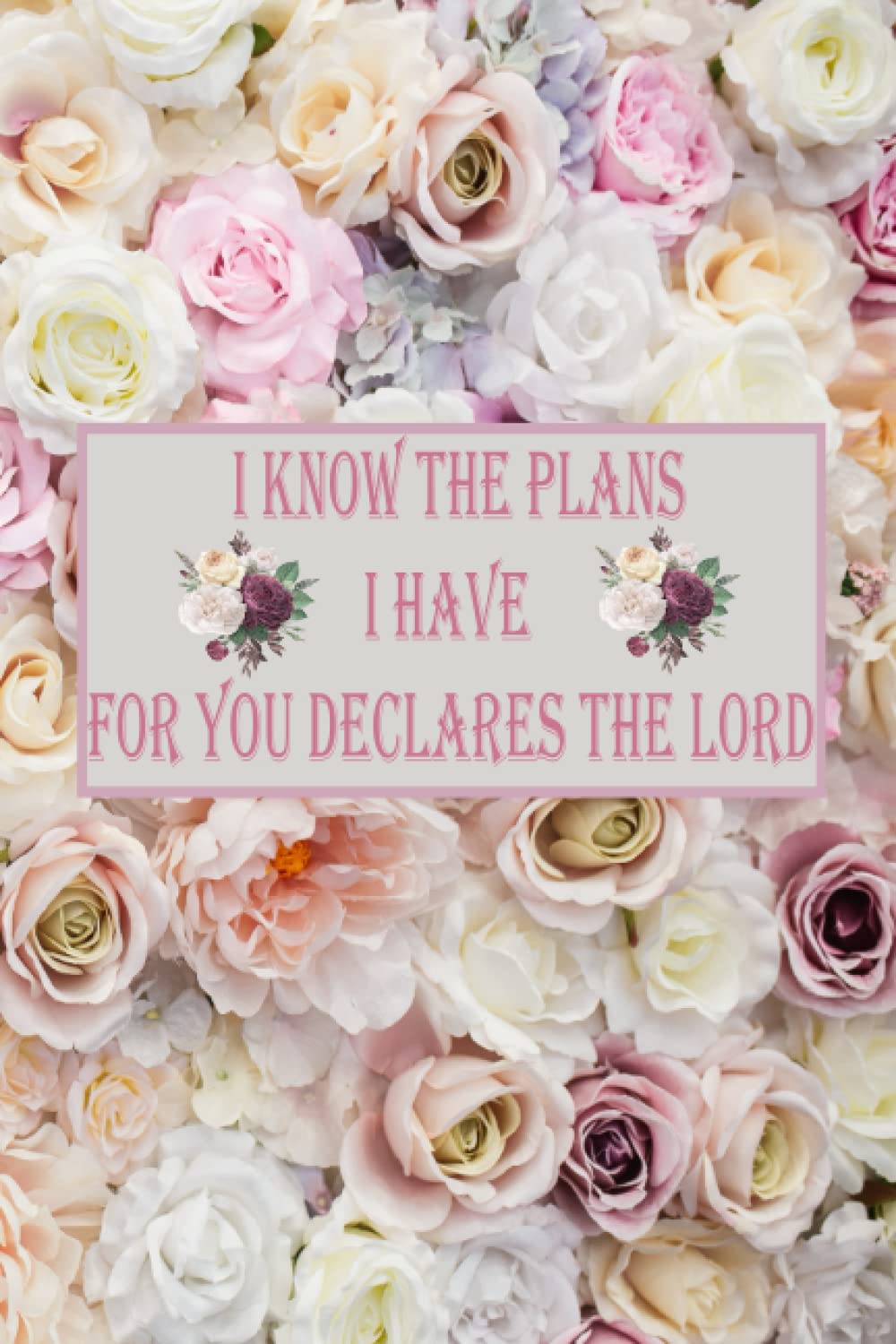 ler totalmente Christian Art Gifts Slim Scripture Notebooks for Women, i know the plans i have for you declares the lord: Nice Notebook Journal Gift for loved ones, blank lined Notebook, 120 pages, size 6"x"9