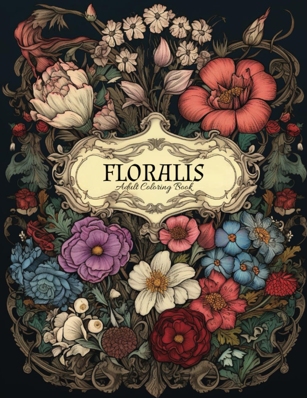 Floralis: Flowers Adult Coloring Book - Explore The Language of Flowers through Beautiful Flower Designs | Language of Flowers Coloring Book: language... coloring book, flowers coloring book adults baixar o livro de graça