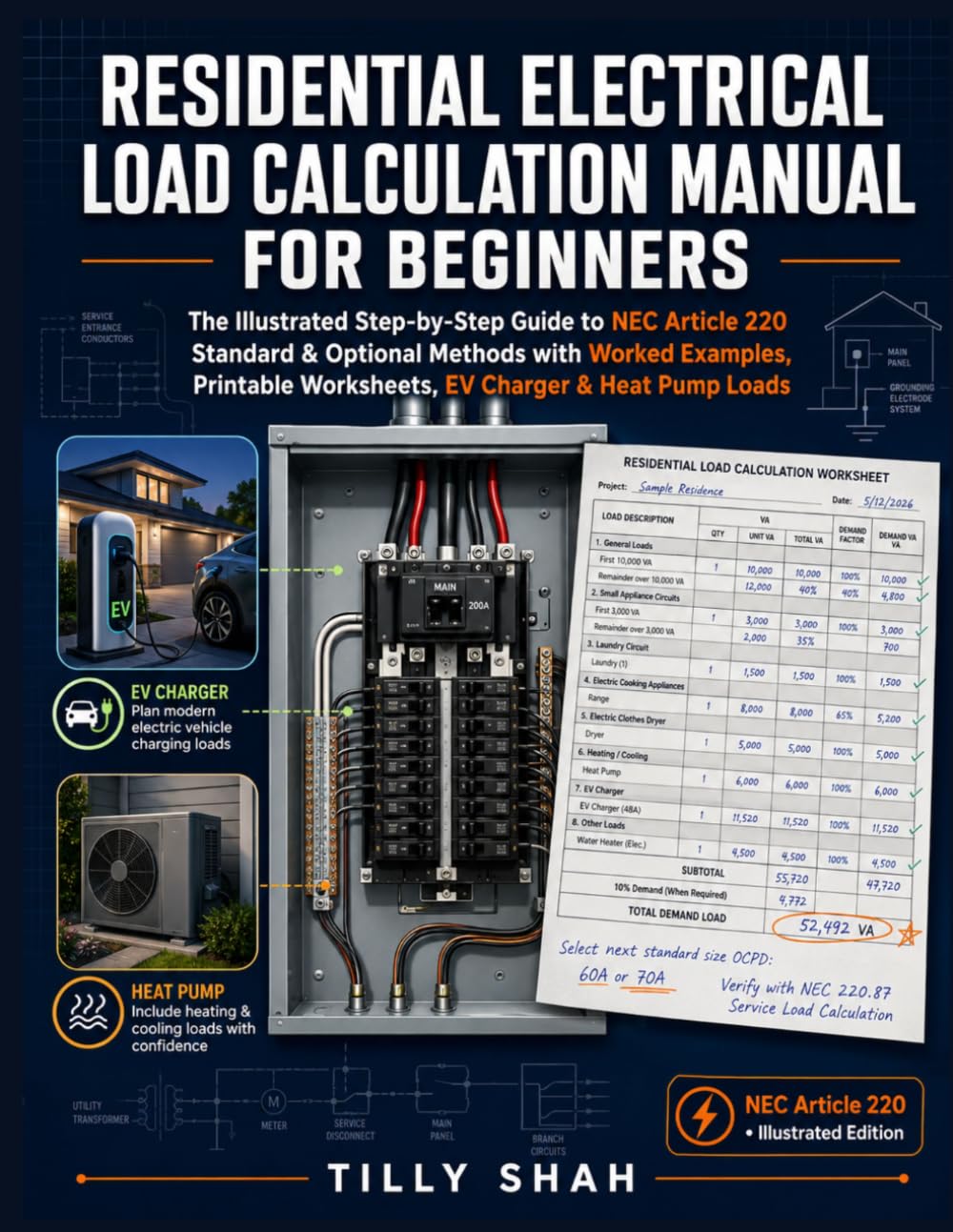 Residential Electrical Load Calculation Manual for Beginners: The Illustrated Step-by-Step Guide to NEC Article 220 Standard & Optional Methods with... Pump Loads (ILLUSTRATED PRCATICAL GUIDES) baixar livro de graça