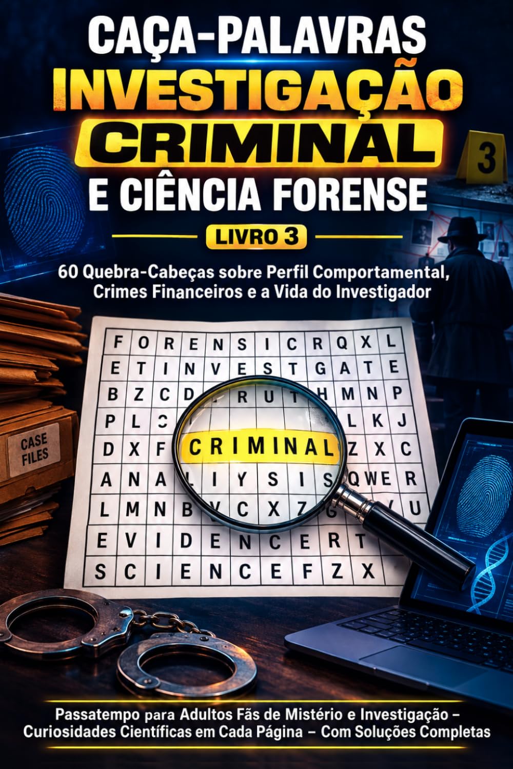 Caça-Palavras Investigação Criminal e Ciência Forense – Livro 3: 60 Quebra-Cabeças sobre Perfil Comportamental, Crimes Financeiros e a Vida do... em Cada Página (Portuguese Edition) baixar o livro de graça