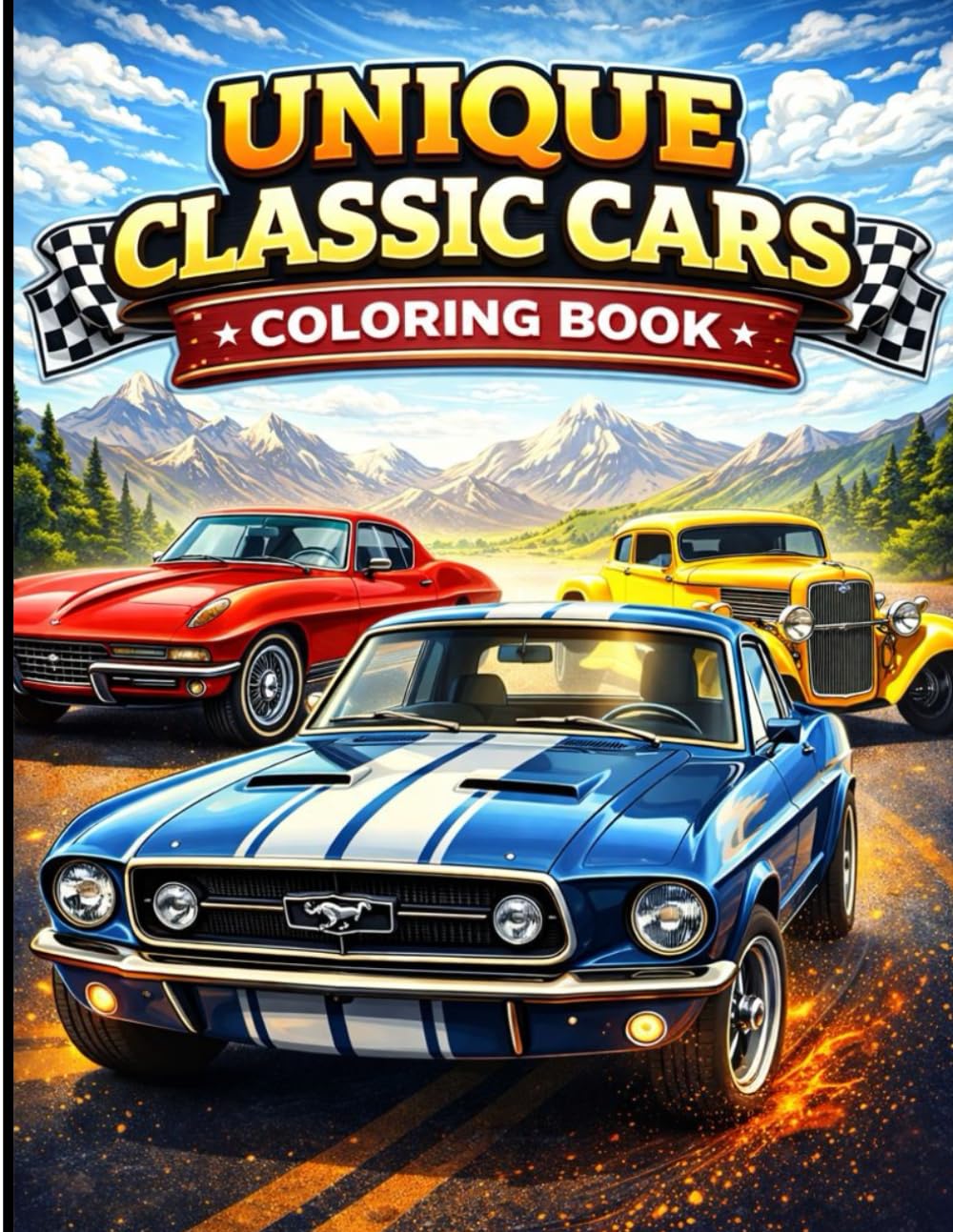 ler totalmente Unique Classic Cars Coloring Book: A Detailed Collection of Vintage Muscle Cars, Iconic European Roadsters, and Rare Luxury Automobiles for Adults and Car Enthusiasts