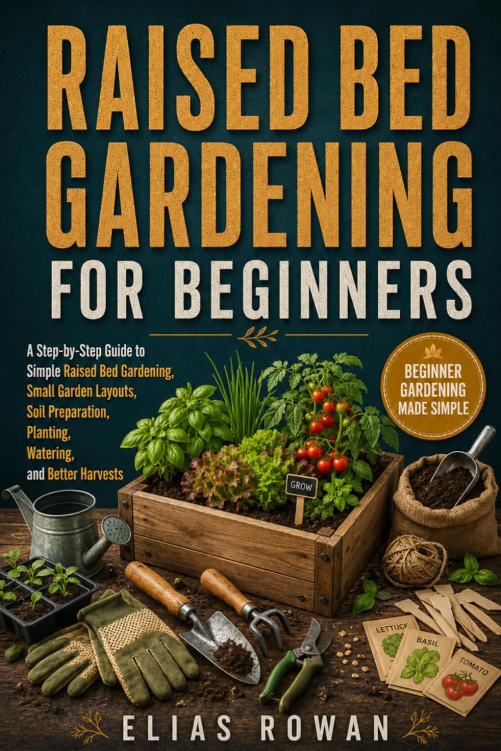 ler totalmente How to Garden Raised Beds for Beginners: A Simple Raised Bed Gardening Guide to Small Garden Layouts, Planting Soil, Watering, Backyard Growing, and Better Harvests