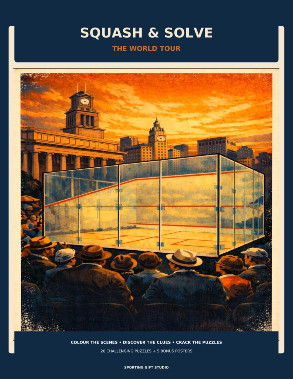 capítulo por capítulo baixar Squash & Solve: The World Tour: 20 Illustrated Squash Puzzles and 5 Destination Posters to Colour